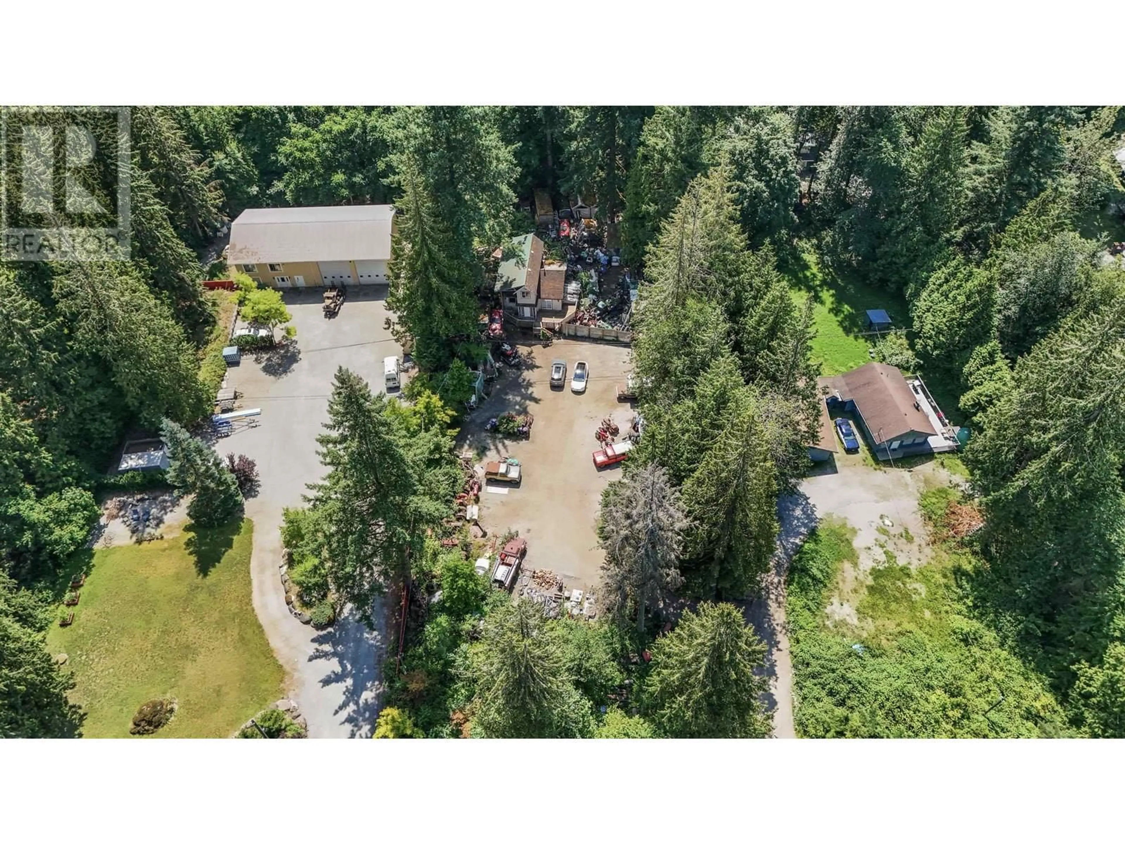 A pic from outside/outdoor area/front of a property/back of a property/a pic from drone, forest/trees view for 26814 DEWDNEY TRUNK ROAD, Maple Ridge British Columbia V2W1N9