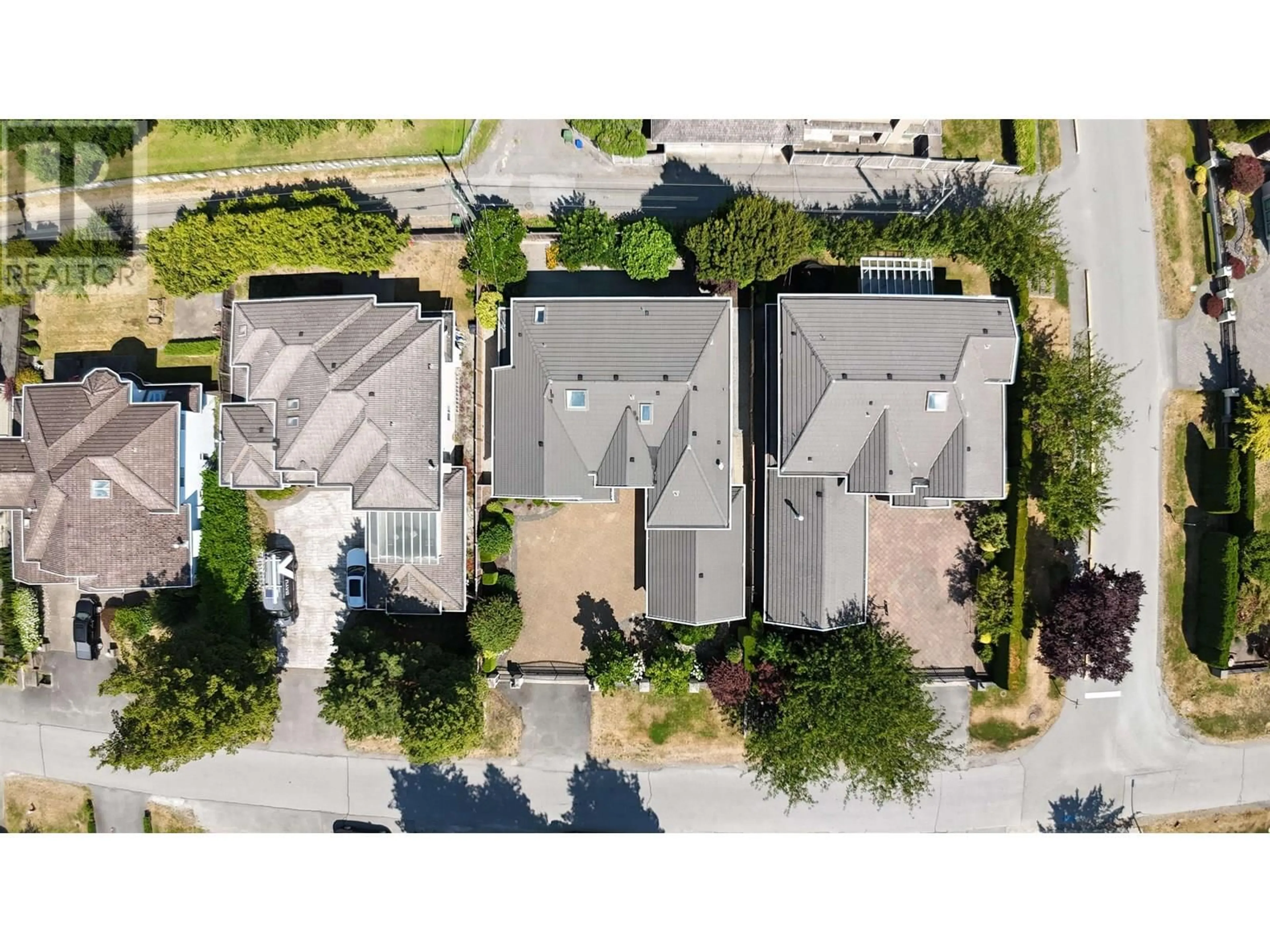 A pic from outside/outdoor area/front of a property/back of a property/a pic from drone, street for 7451 BATES ROAD, Richmond British Columbia V7A1C8