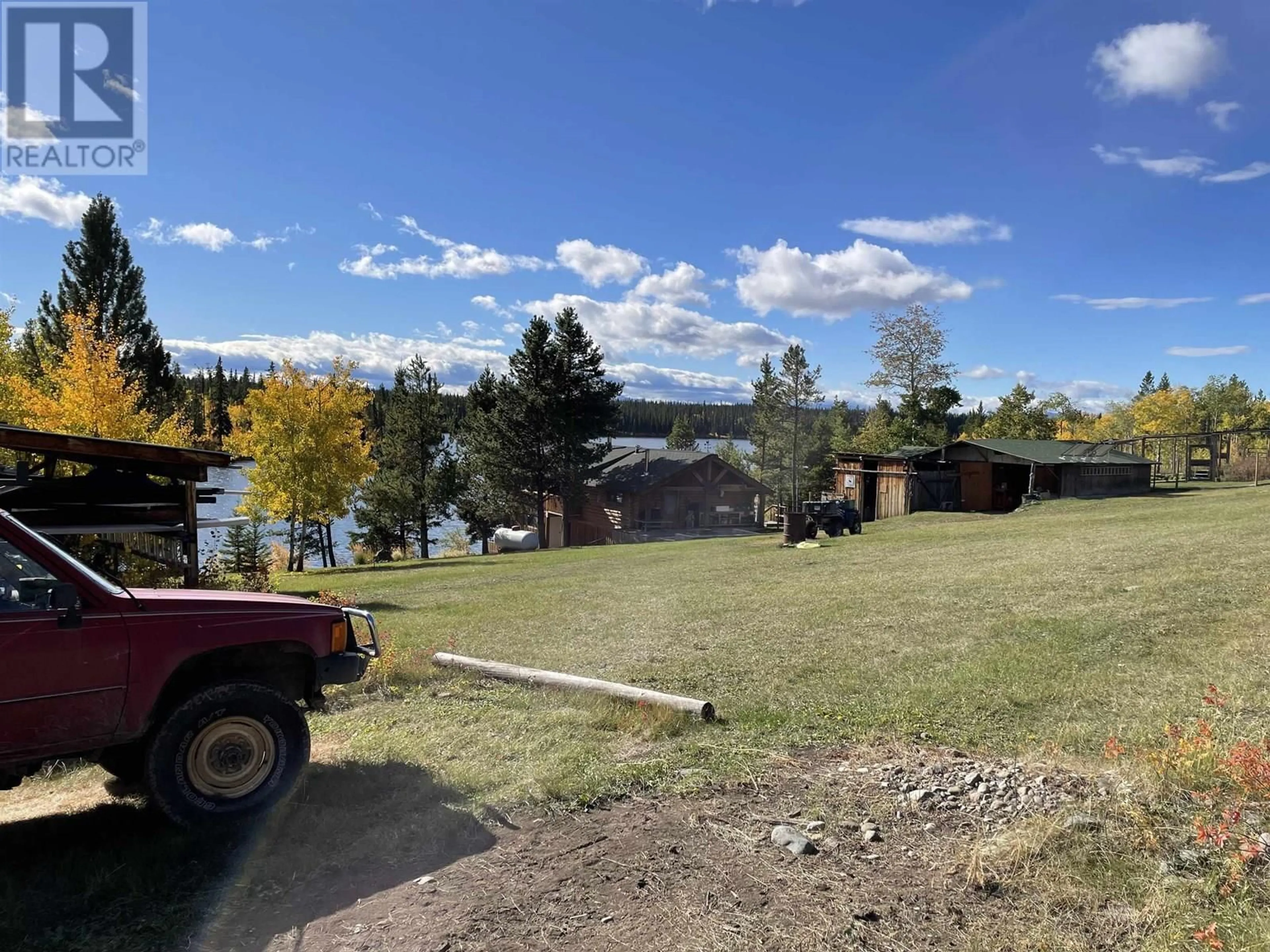 A pic from outside/outdoor area/front of a property/back of a property/a pic from drone, water/lake/river/ocean view for BLOCK B - DL 8526 SCUM LAKE FS ROAD, Williams Lake British Columbia V0L1A0