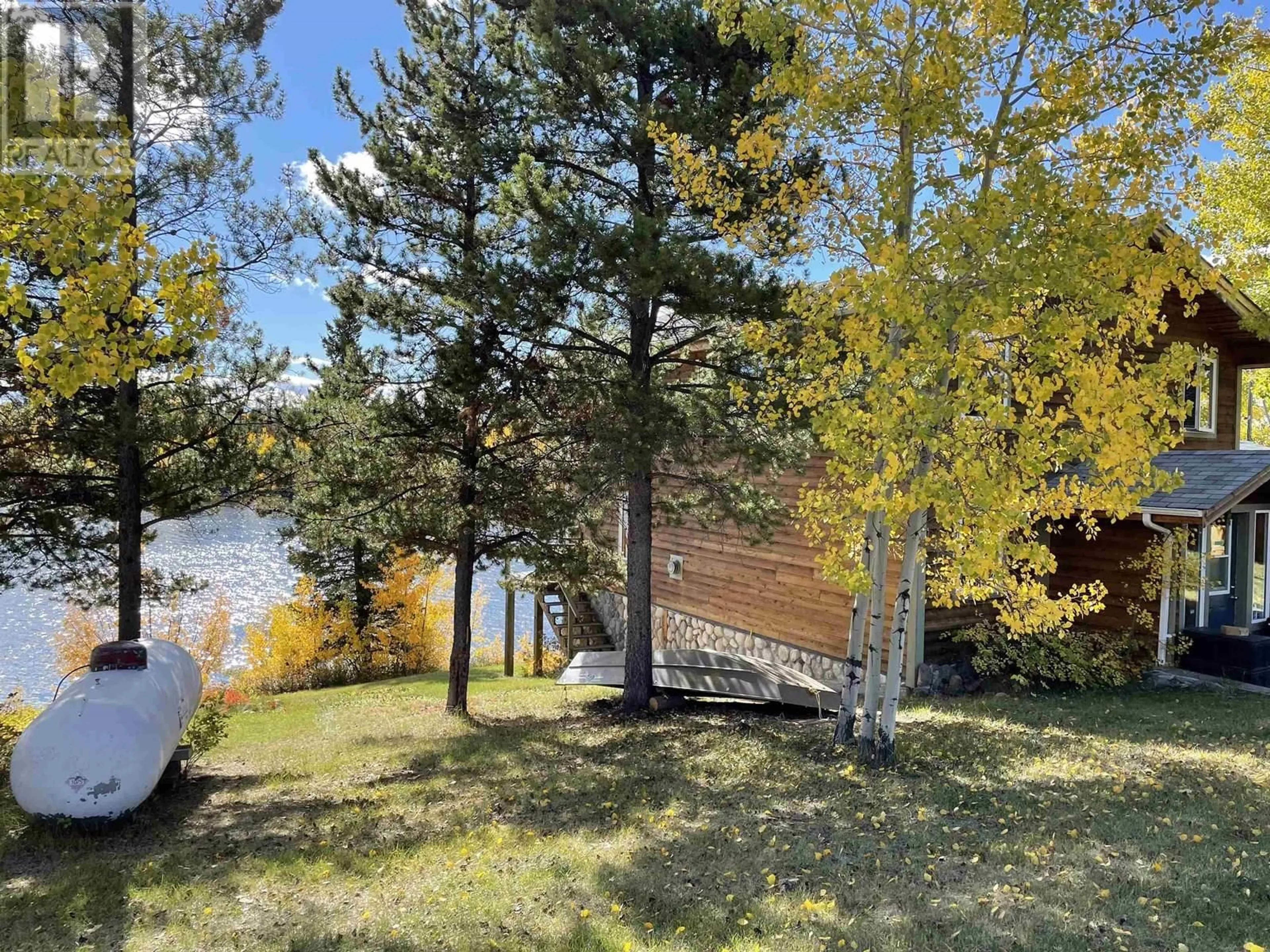 A pic from outside/outdoor area/front of a property/back of a property/a pic from drone, water/lake/river/ocean view for BLOCK B - DL 8526 SCUM LAKE FS ROAD, Williams Lake British Columbia V0L1A0