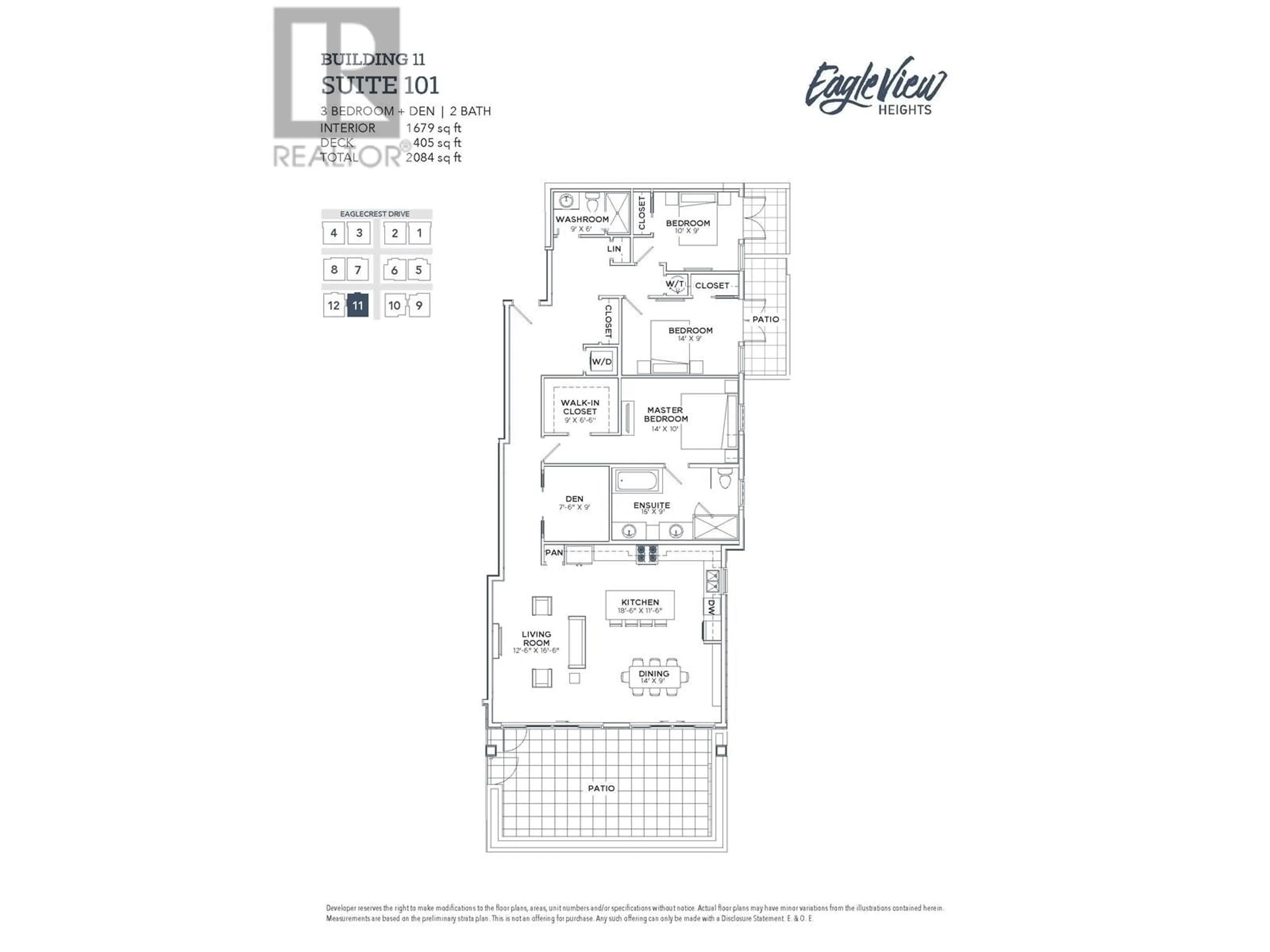 Floor plan for 11101 - 464 EAGLECREST DRIVE, Gibsons British Columbia V0N1V9