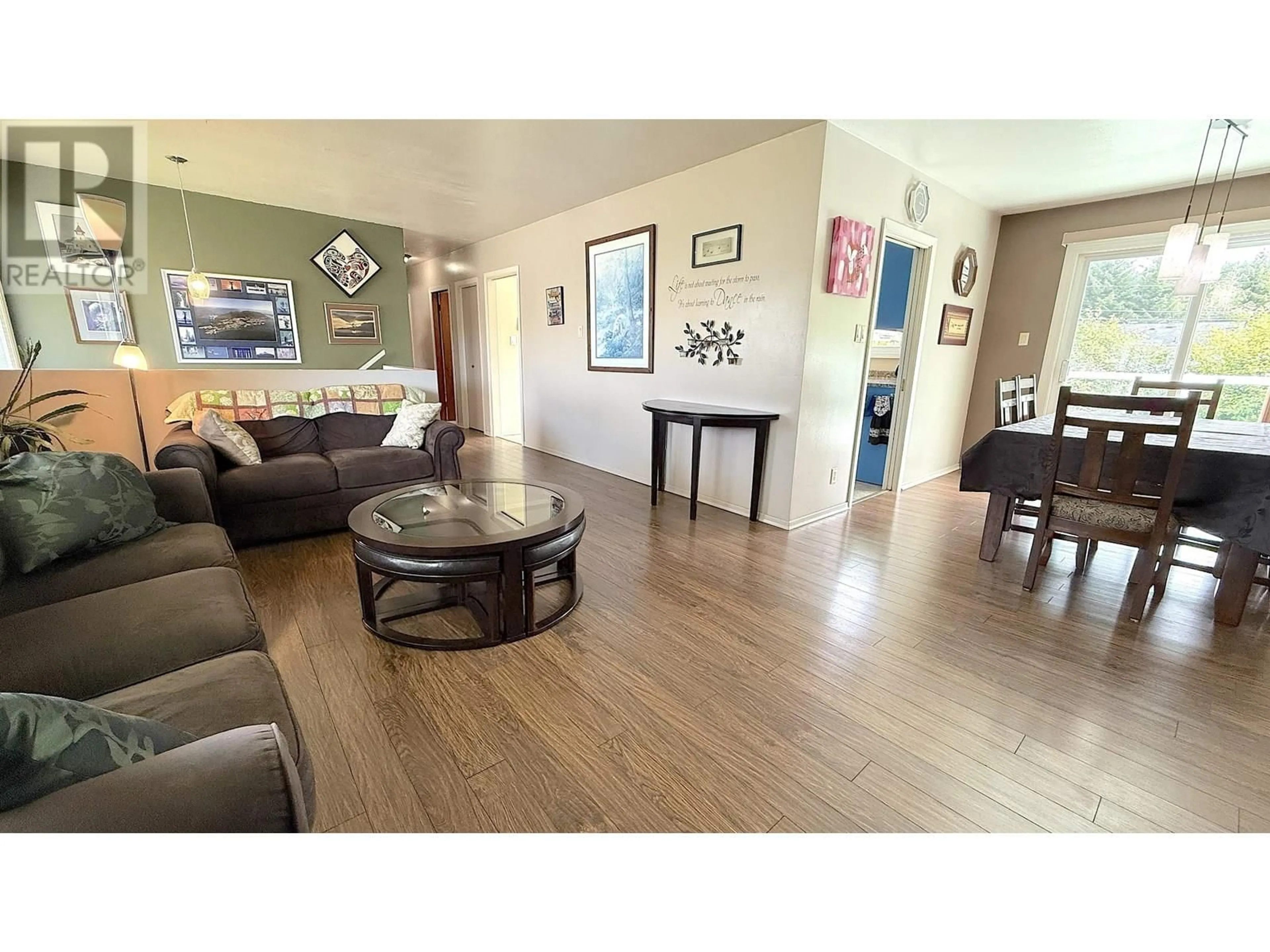 Living room with furniture, wood/laminate floor for 1656 INDIA AVENUE, Prince Rupert British Columbia V8J2Y3