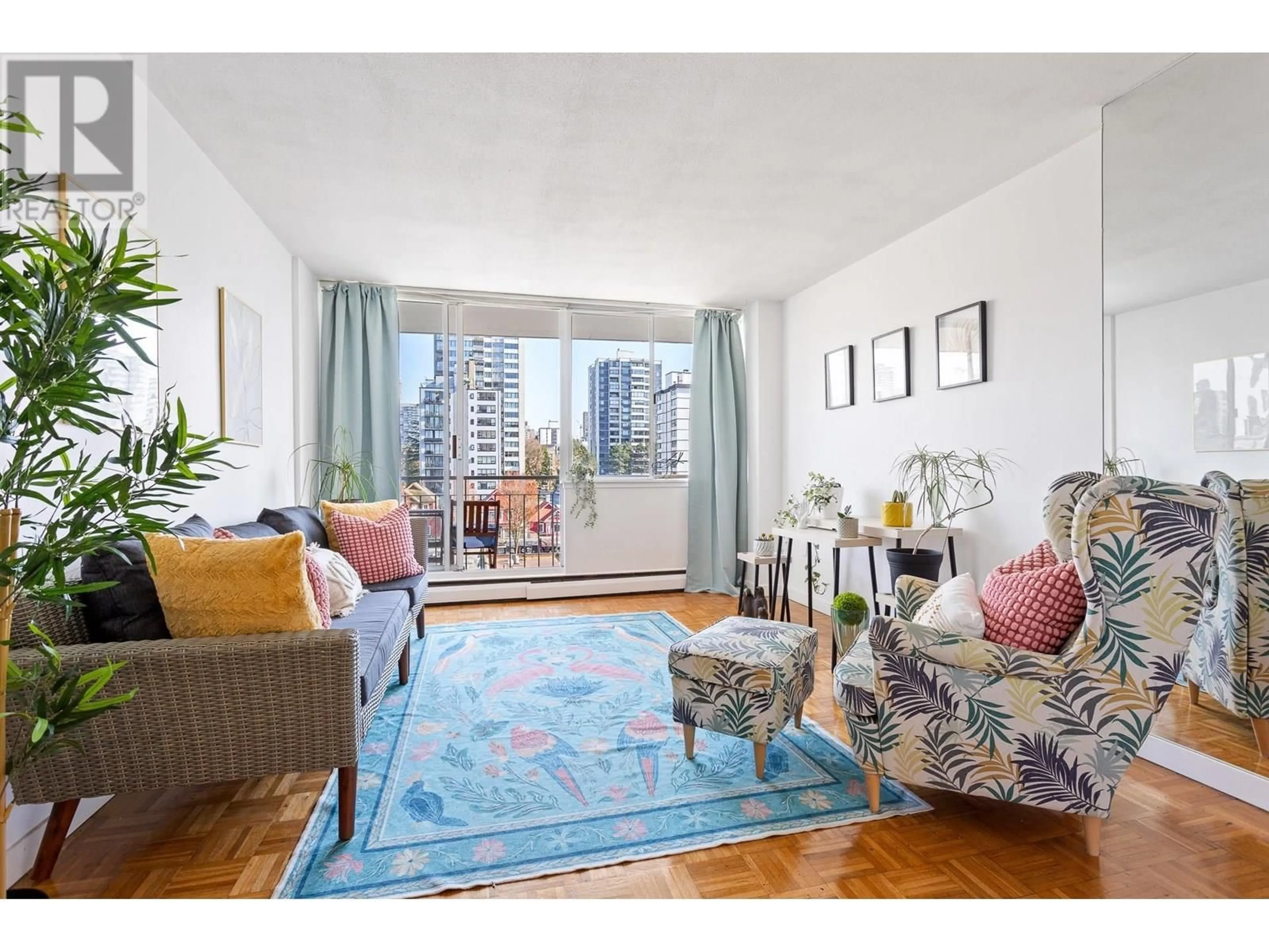 Living room with furniture, unknown for 601 - 1850 COMOX STREET, Vancouver British Columbia V6G1R3