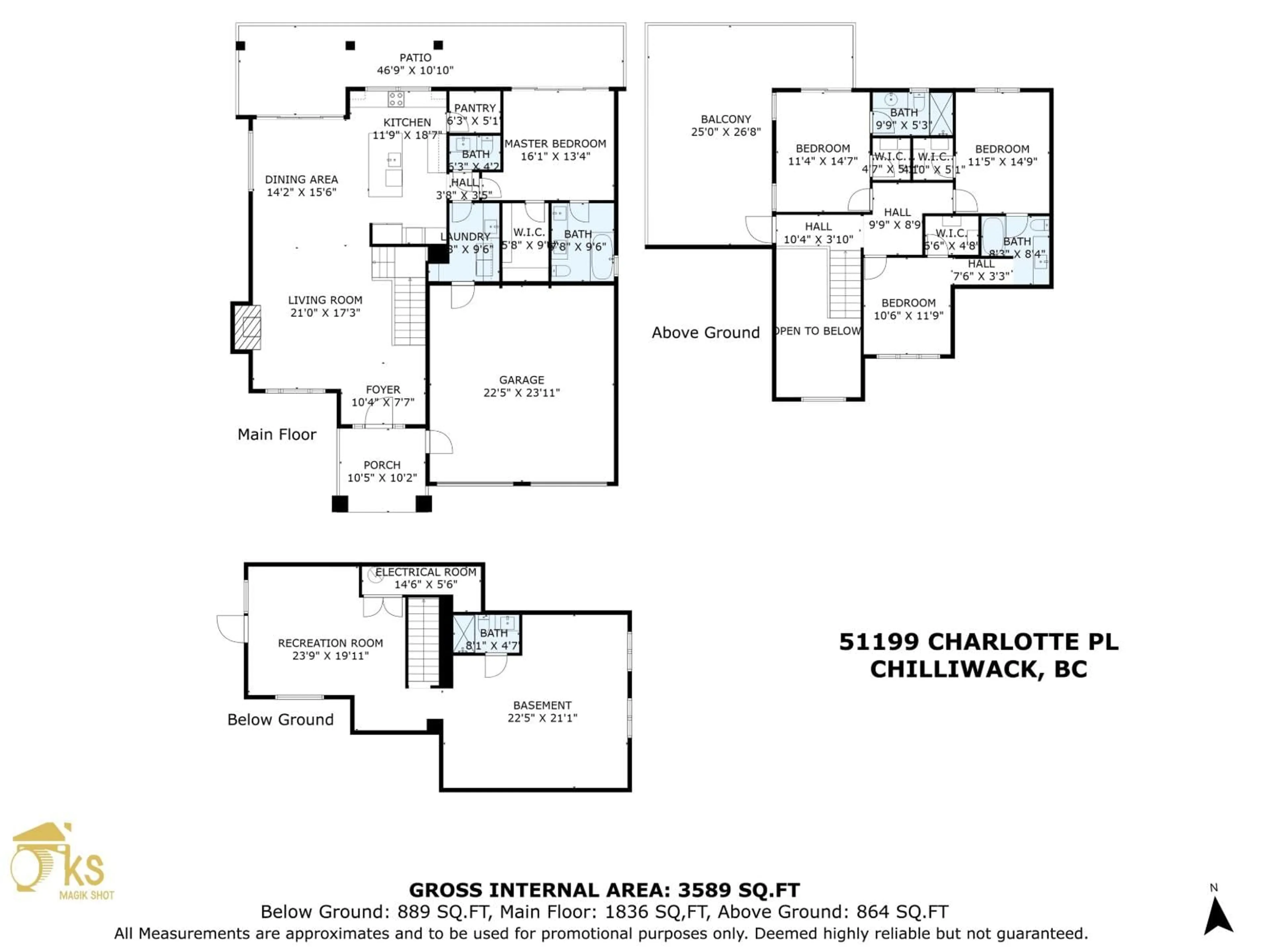 Floor plan for 51199 CHARLOTTE PLACE, Chilliwack British Columbia V4Z0E5