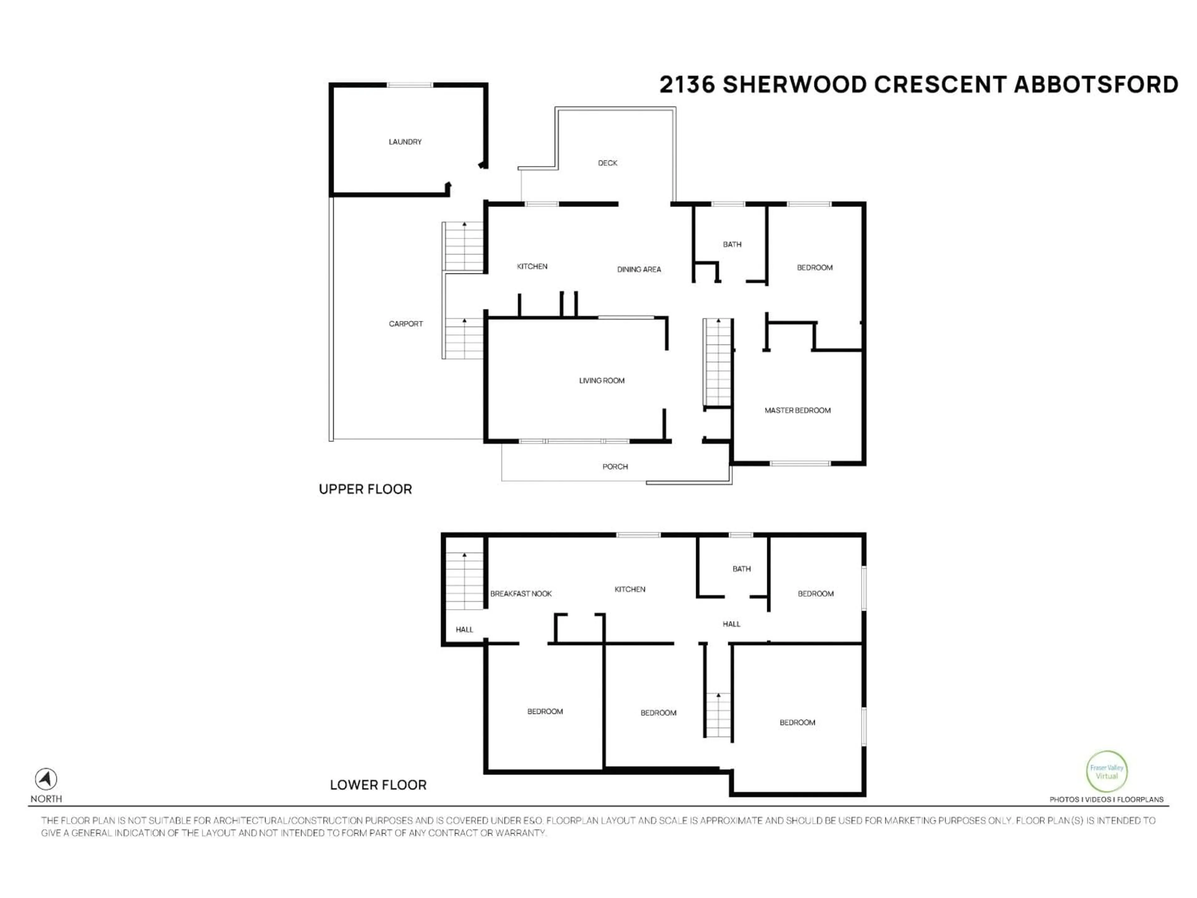 Floor plan for 2136 SHERWOOD, Abbotsford British Columbia V2T1B8