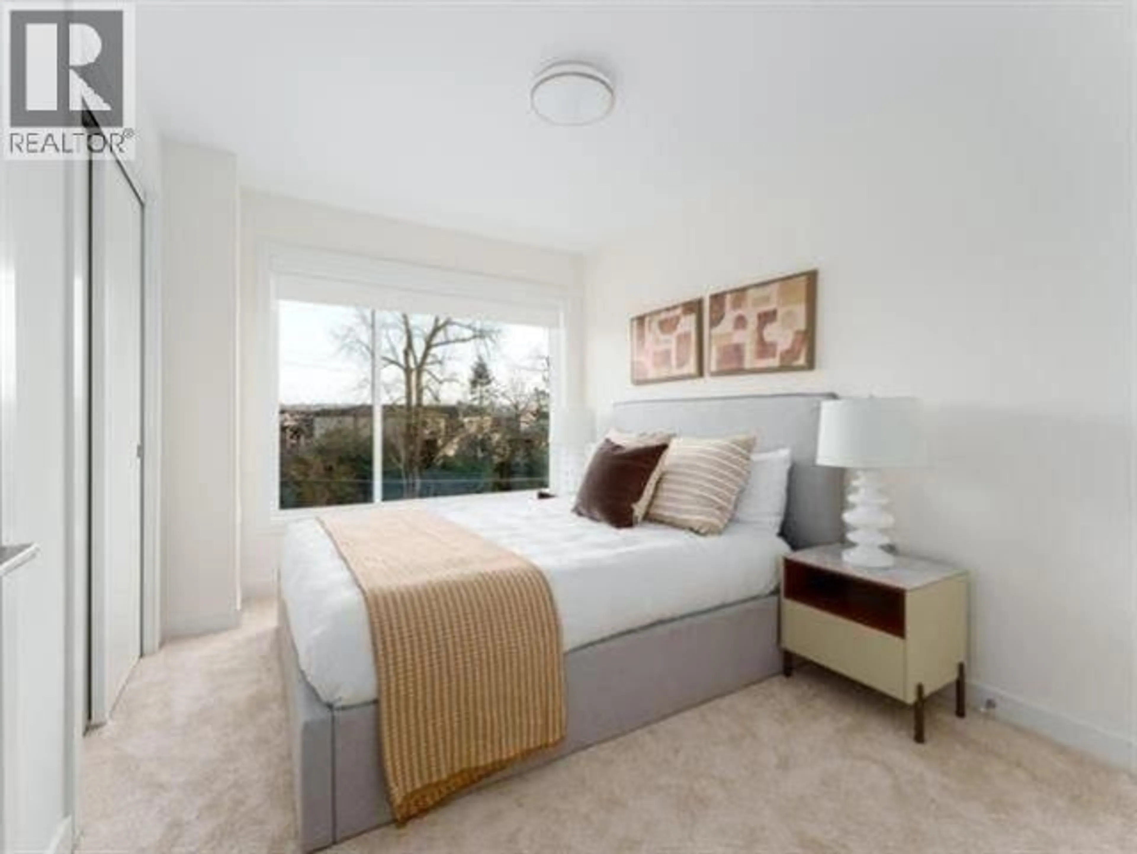 Bedroom with bed, carpet floor for 48 - 4337 BOUNDARY ROAD, Richmond British Columbia V6V0C4