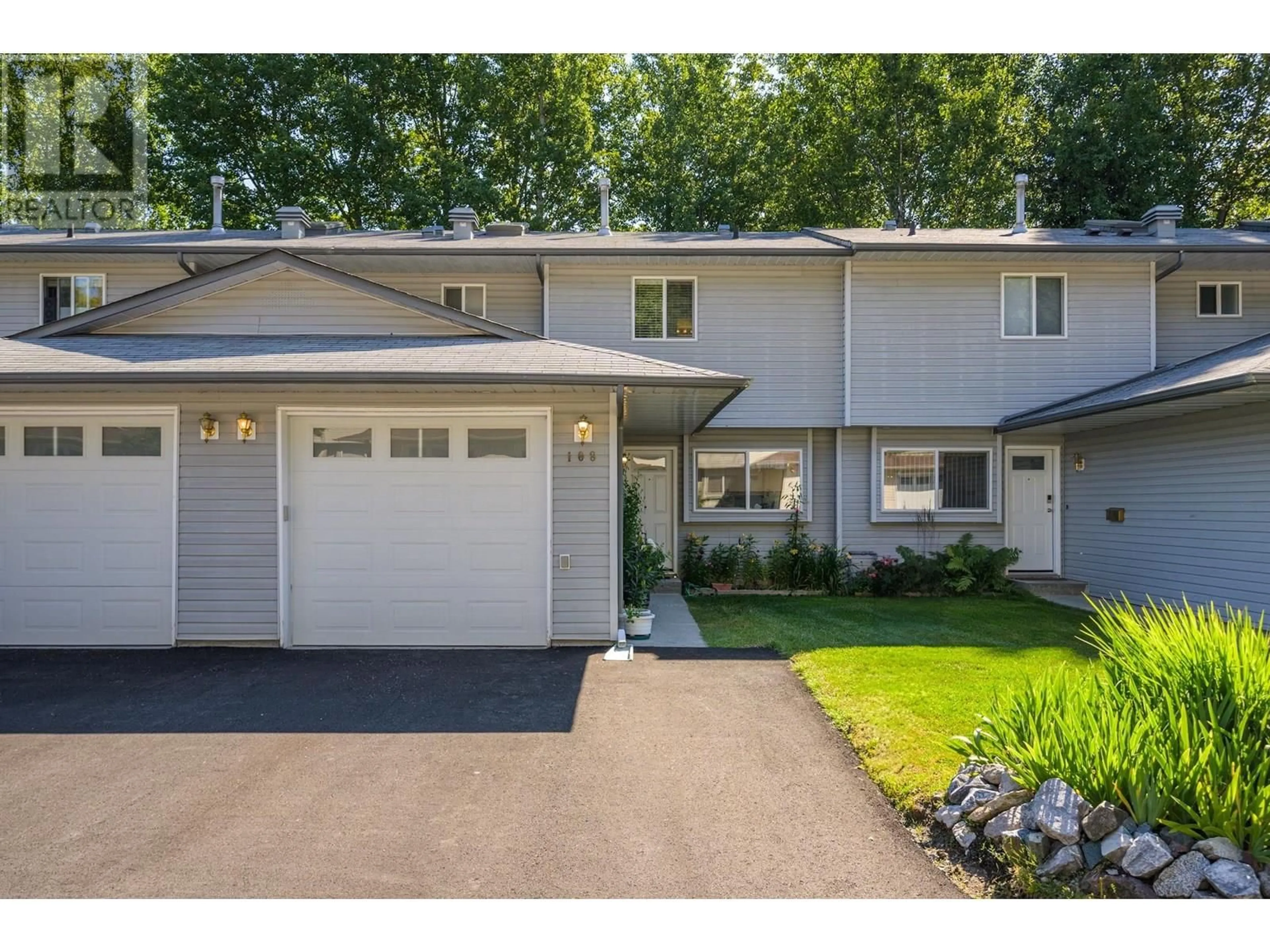 Home with vinyl exterior material, street for 108 - 3885 RICHET STREET, Prince George British Columbia V2K2J2