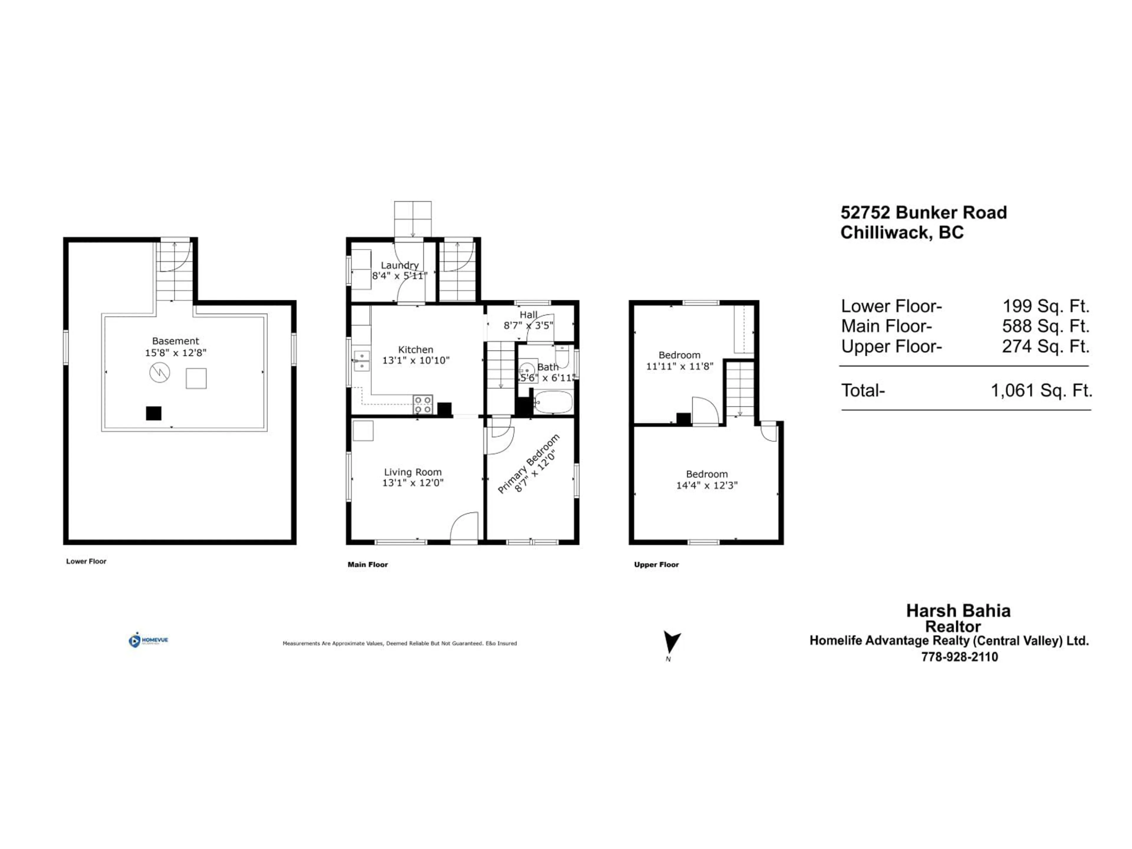 Floor plan for 52752 BUNKER ROAD, Rosedale British Columbia V0X1X1