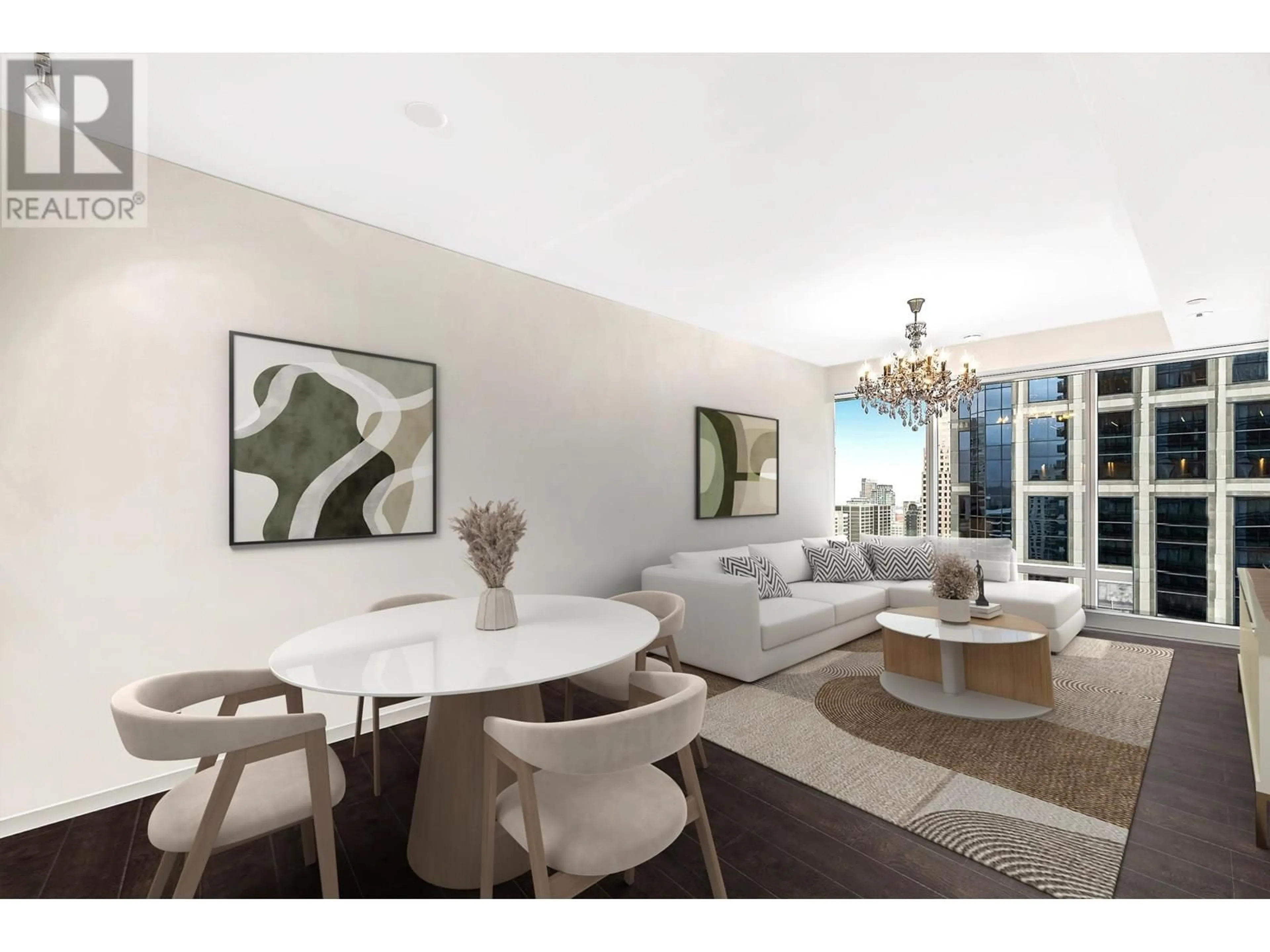 Living room with furniture, unknown for 2801 - 1151 GEORGIA STREET, Vancouver British Columbia V6E0B3