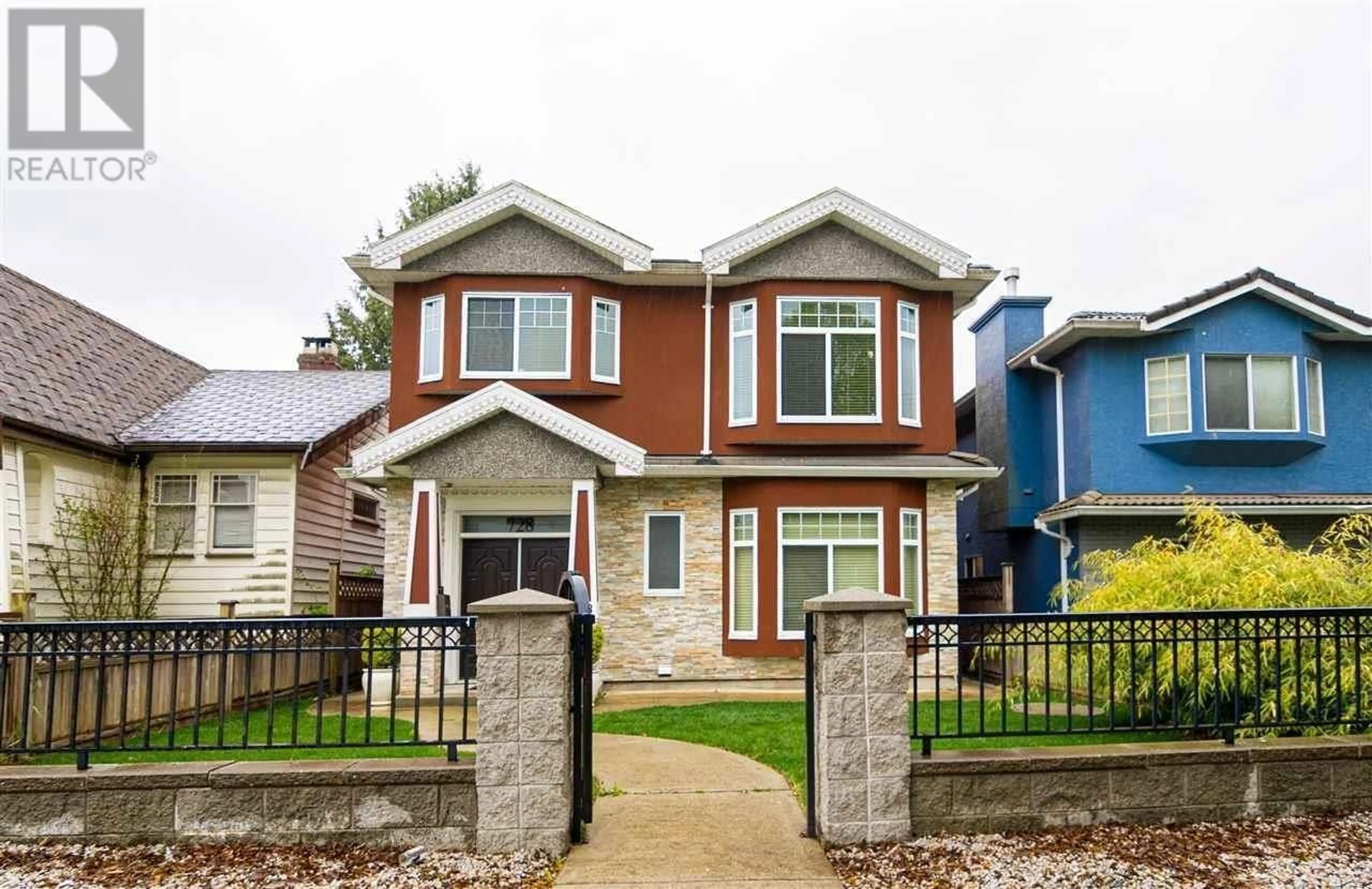 Home with brick exterior material, street for 728 49TH AVENUE, Vancouver British Columbia V5W2H4