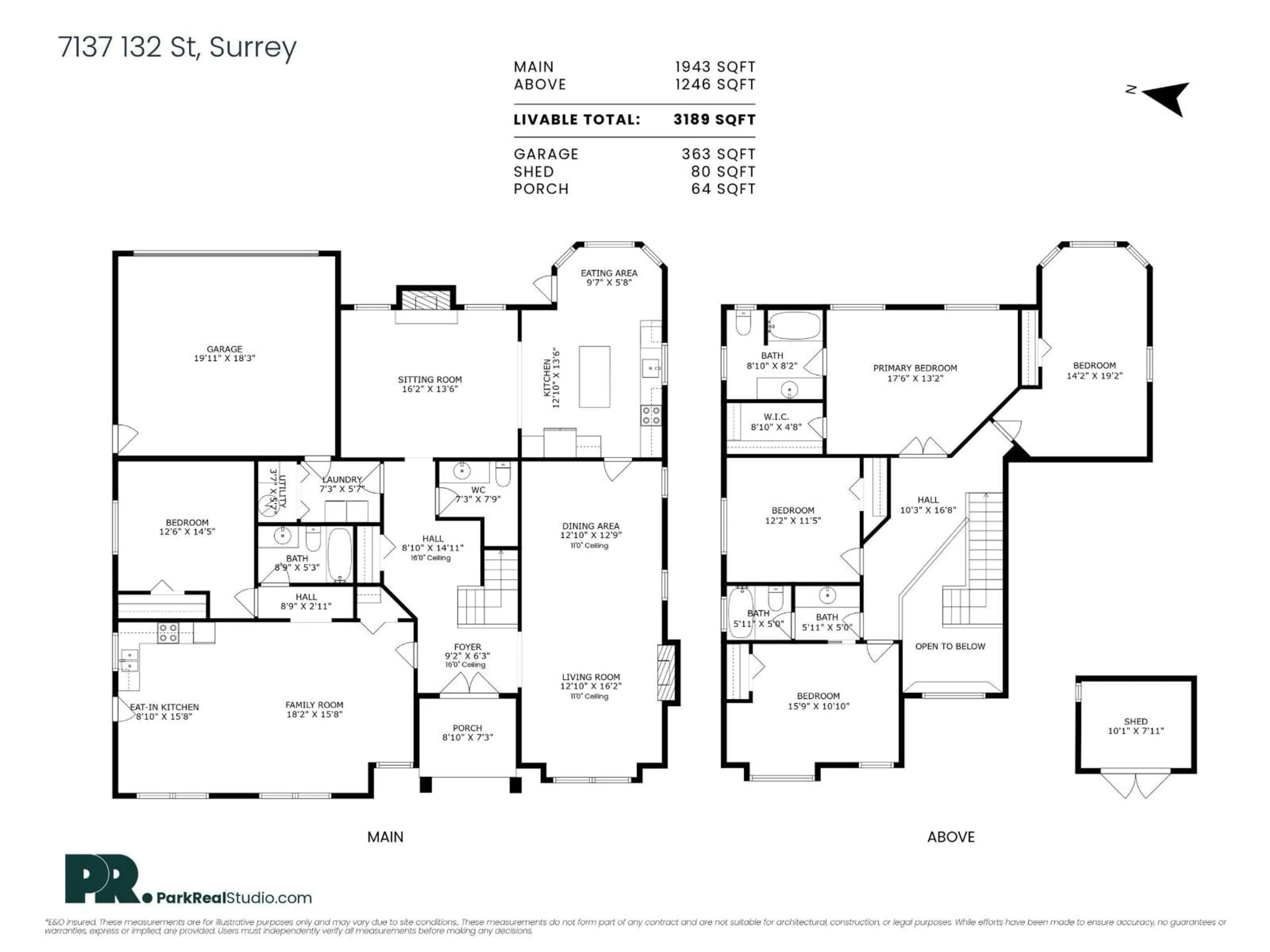 Floor plan for 7137 132, Surrey British Columbia V3W4M3