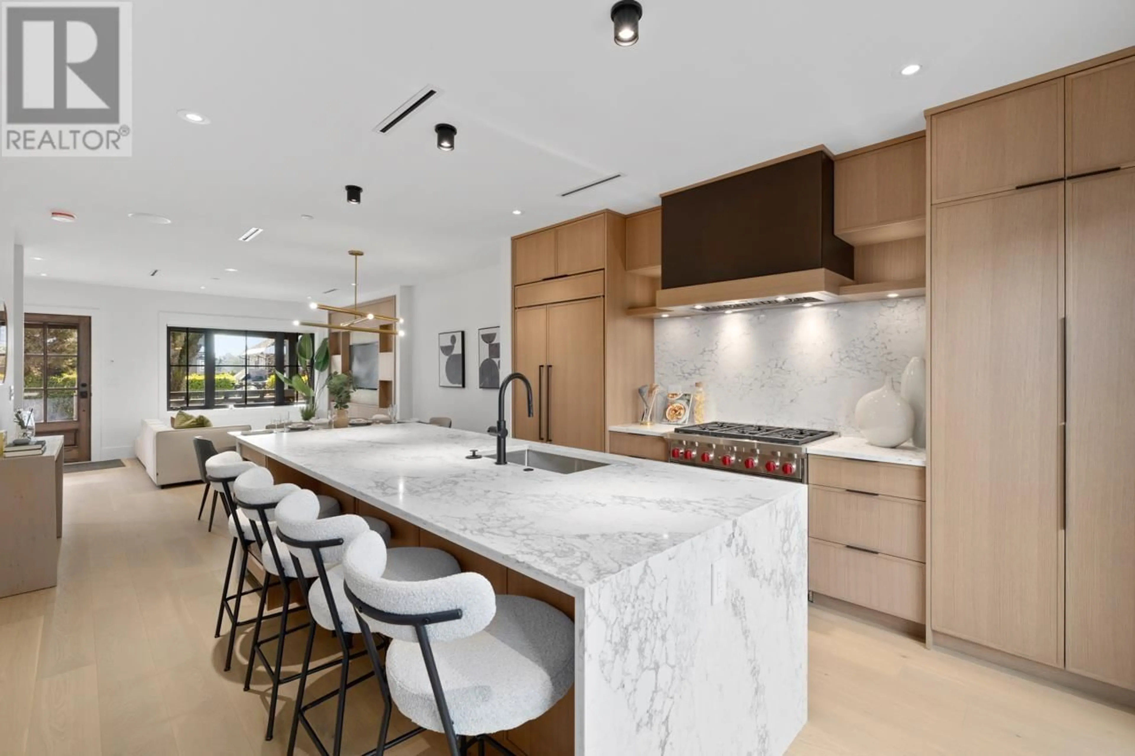 Contemporary kitchen, ceramic/tile floor for 2505 37TH AVENUE, Vancouver British Columbia V6N2T3
