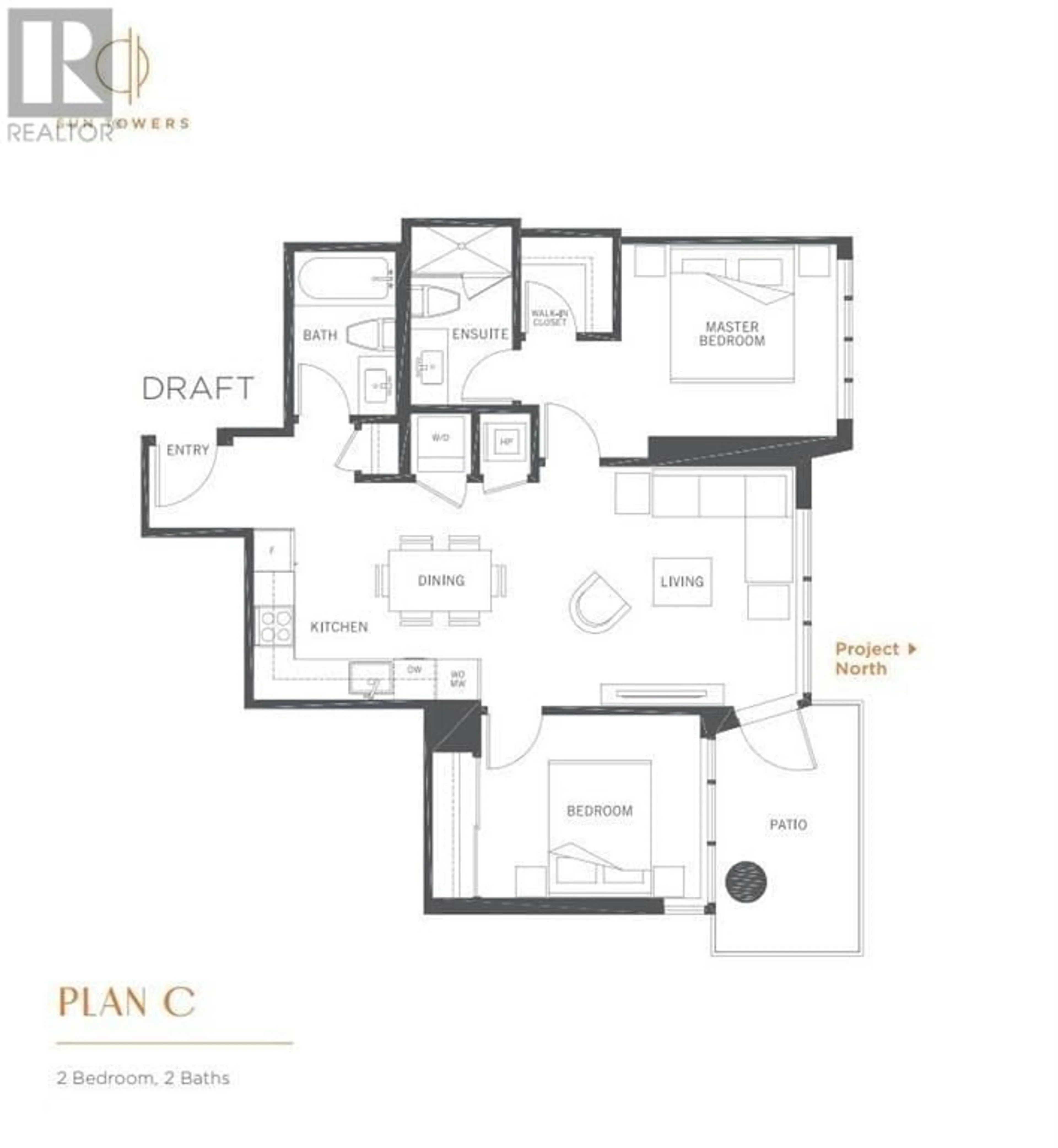 Floor plan for 2203 - 4458 BERESFORD STREET, Burnaby British Columbia V5H0J1