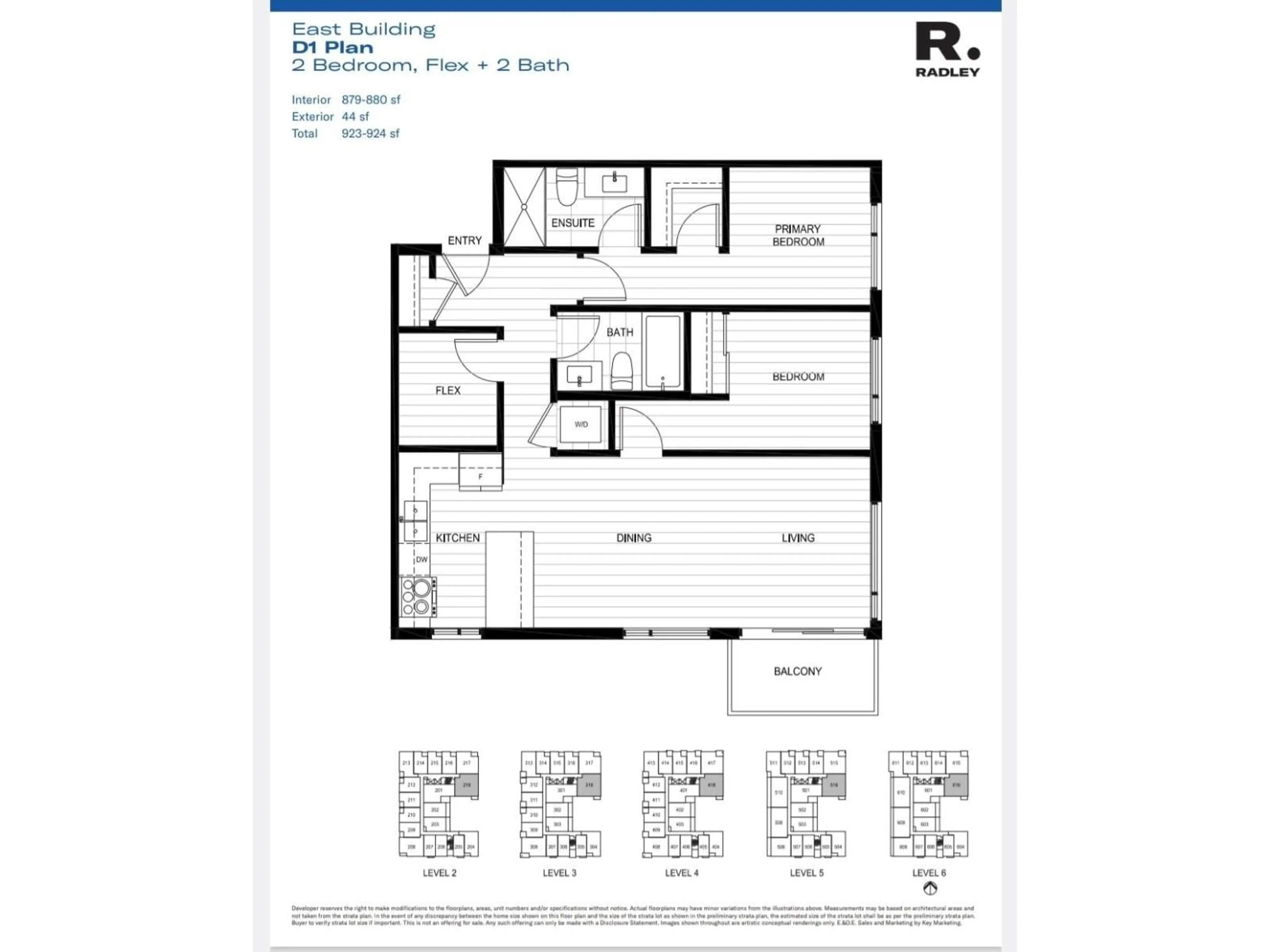 Floor plan for E616 - 13858 108, Surrey British Columbia V3T0T8