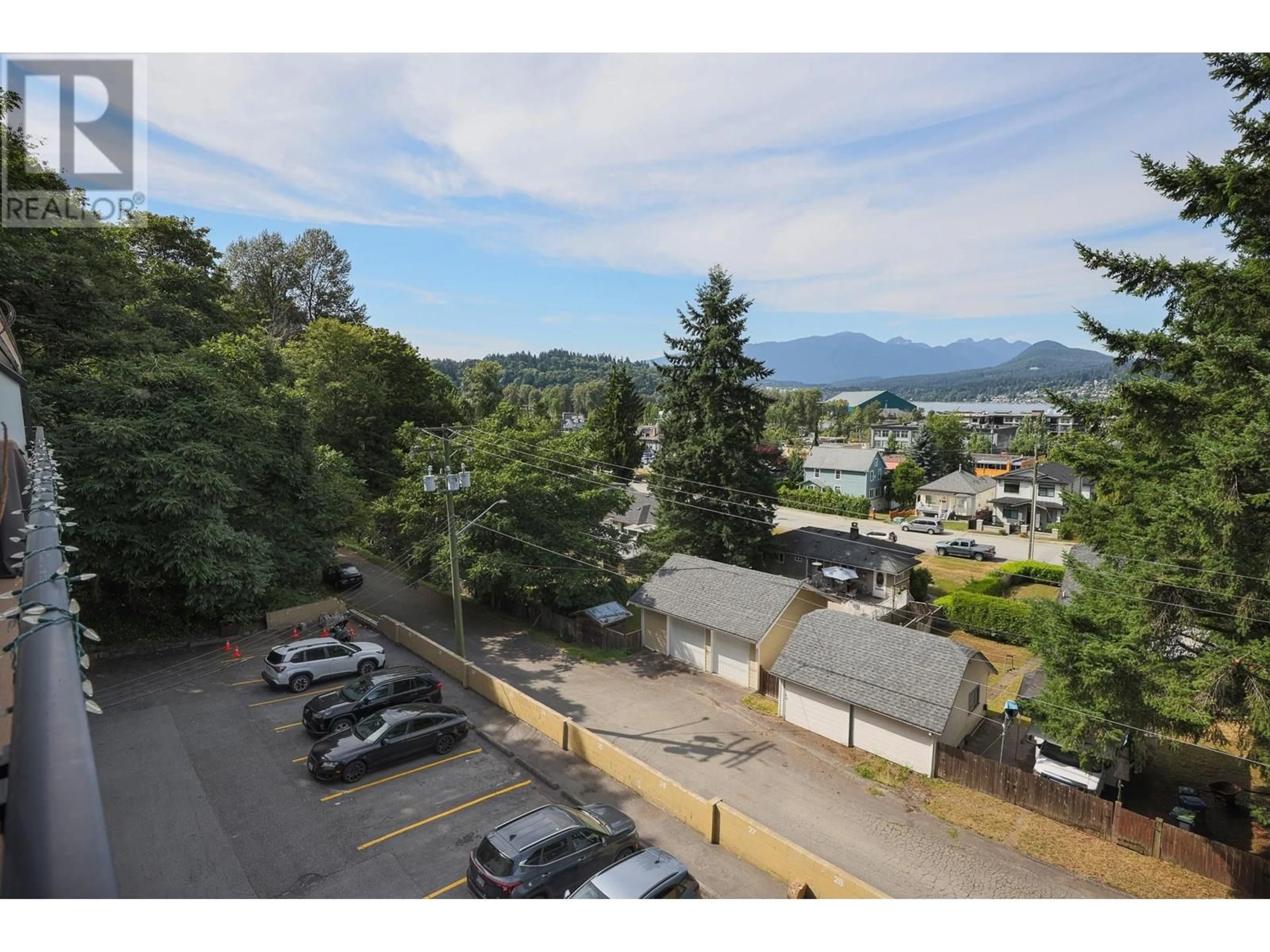 A pic from outside/outdoor area/front of a property/back of a property/a pic from drone, mountain view for 308 - 195 MARY STREET, Port Moody British Columbia V3H2P1