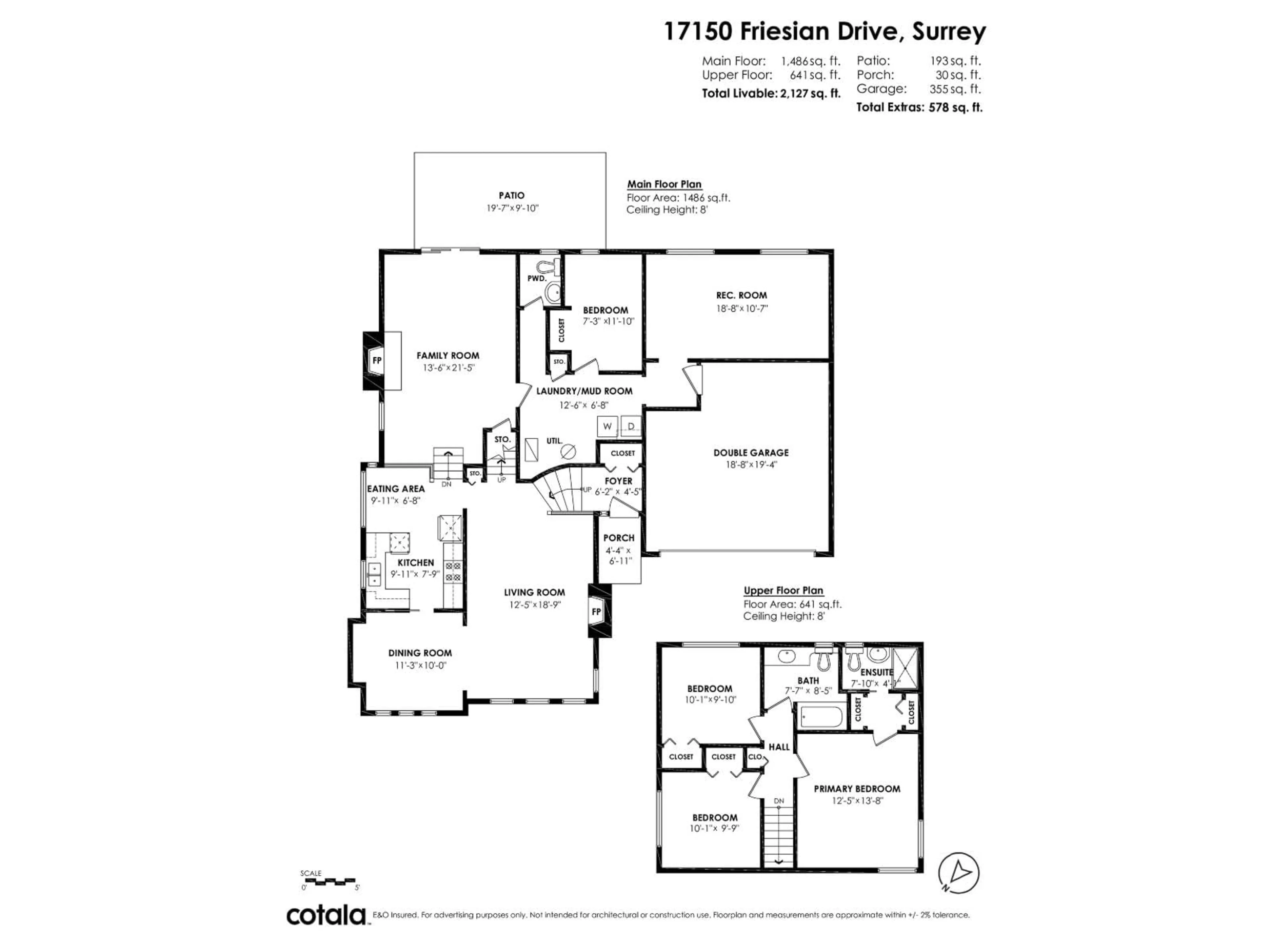 Floor plan for 17150 FRIESIAN, Surrey British Columbia V3S5T2
