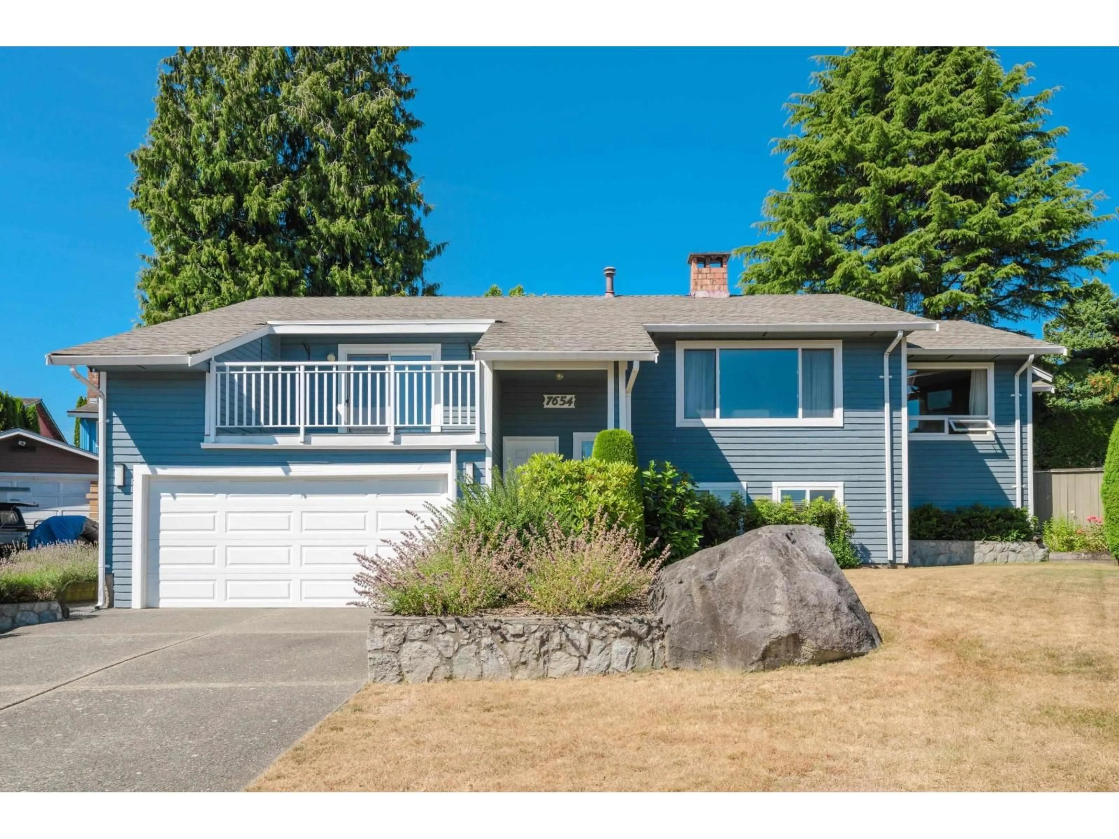 Home with vinyl exterior material, street for 7654 CARNABY, Delta British Columbia V4C7X2