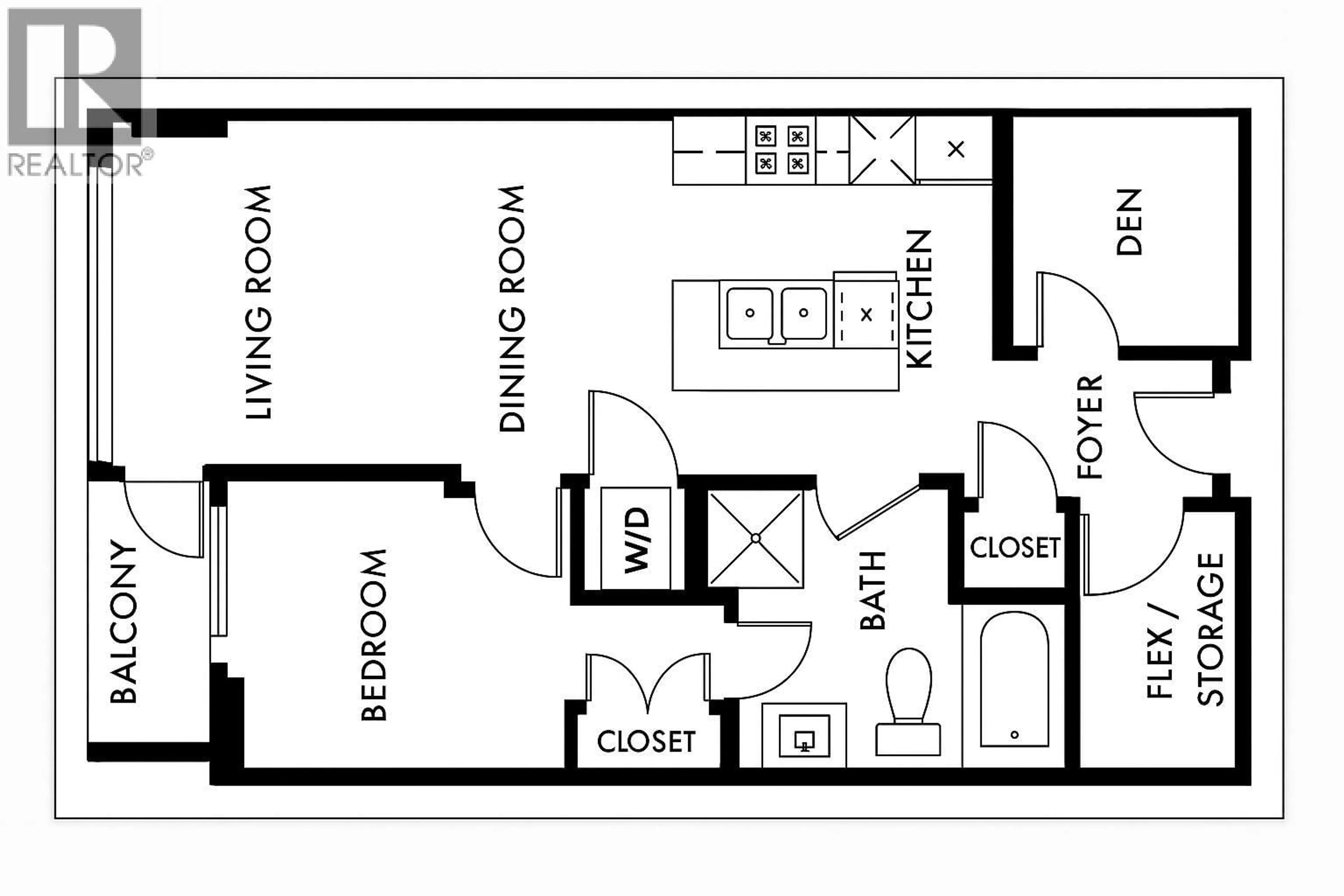 Floor plan for 210 - 181 1ST AVENUE, Vancouver British Columbia V5Y0E3