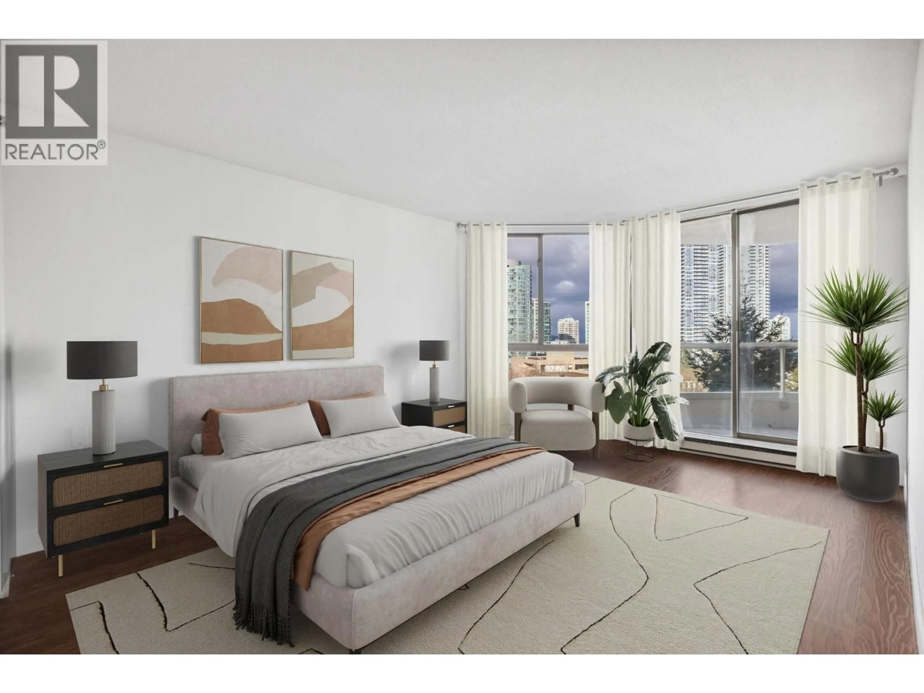 Bedroom with bed, unknown for 904 - 4350 BERESFORD STREET, Burnaby British Columbia V5H4K9