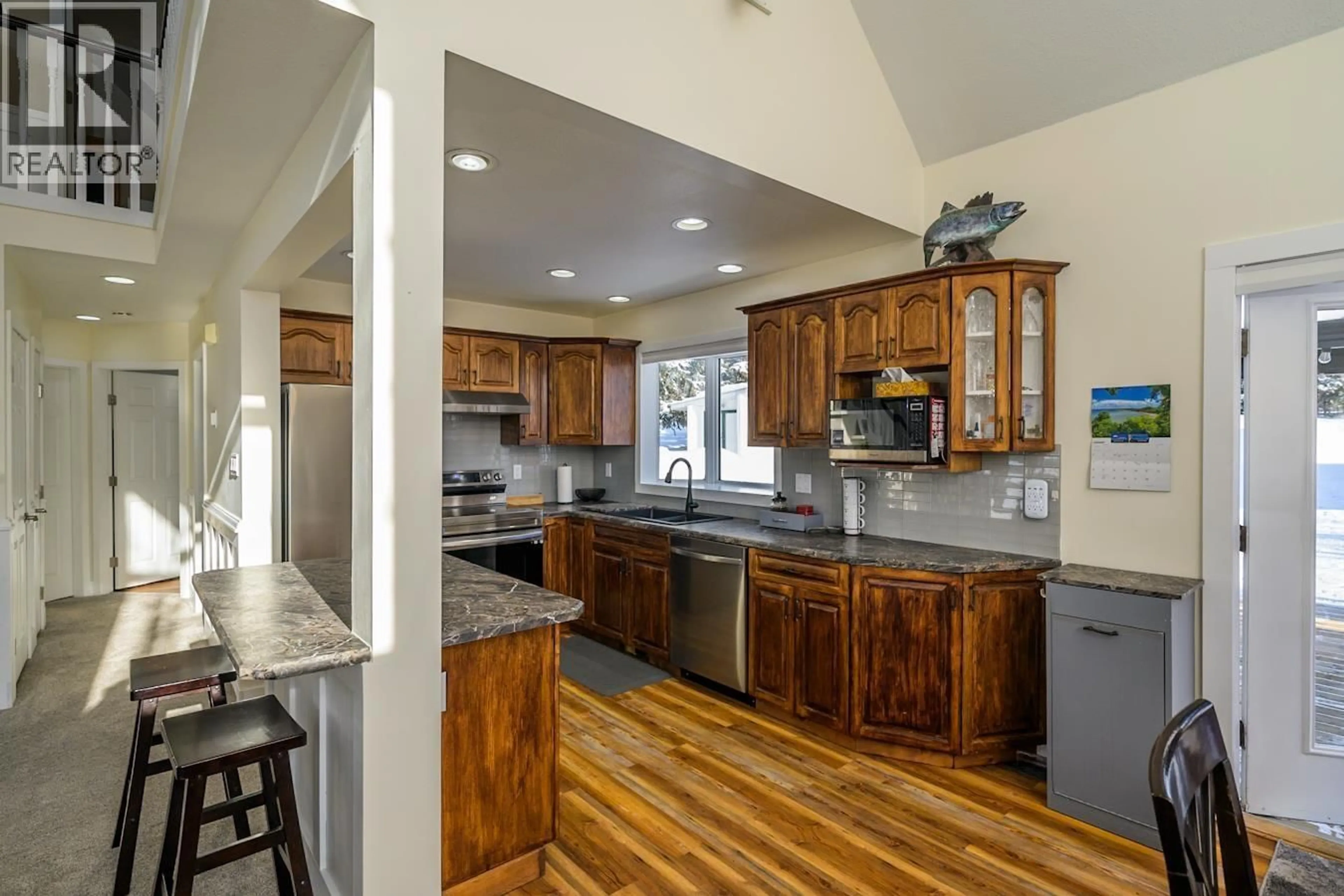 Open concept kitchen, ceramic/tile floor for 1165 ADAMS ROAD, Prince George British Columbia V0J2S0