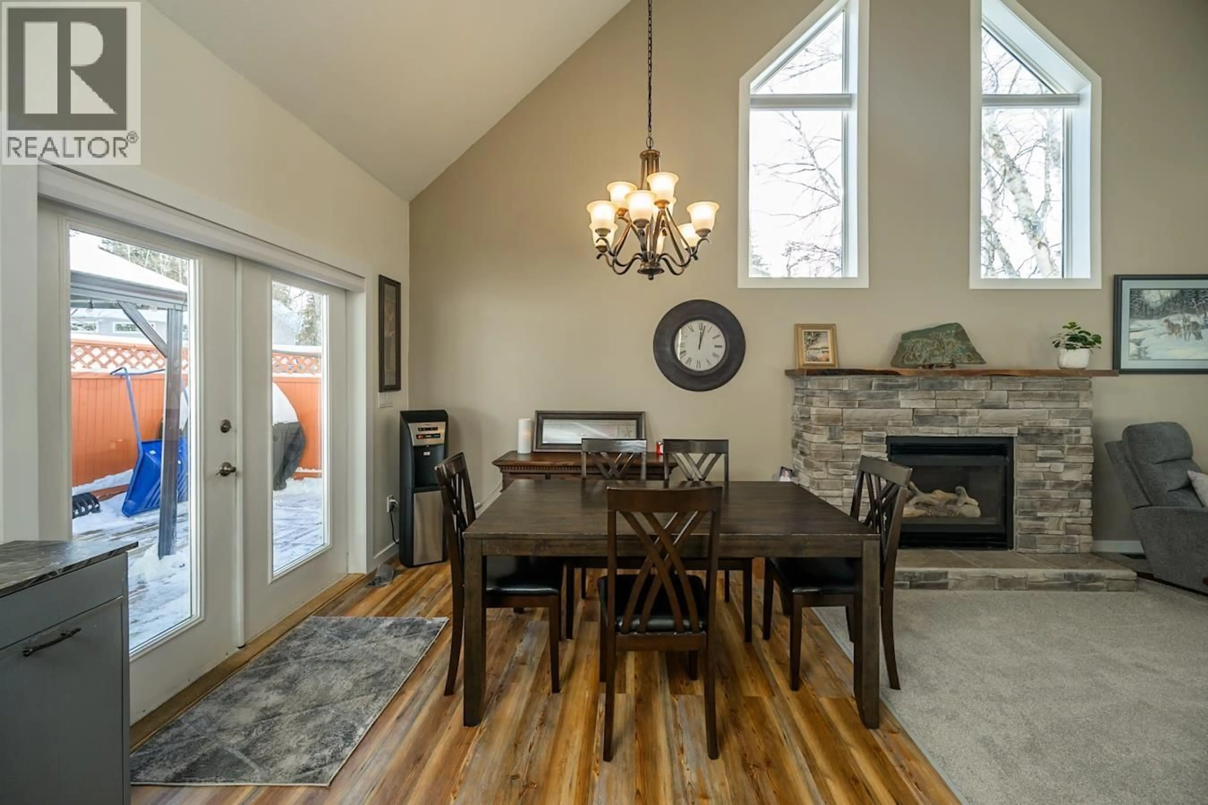 Dining room, wood/laminate floor for 1165 ADAMS ROAD, Prince George British Columbia V0J2S0