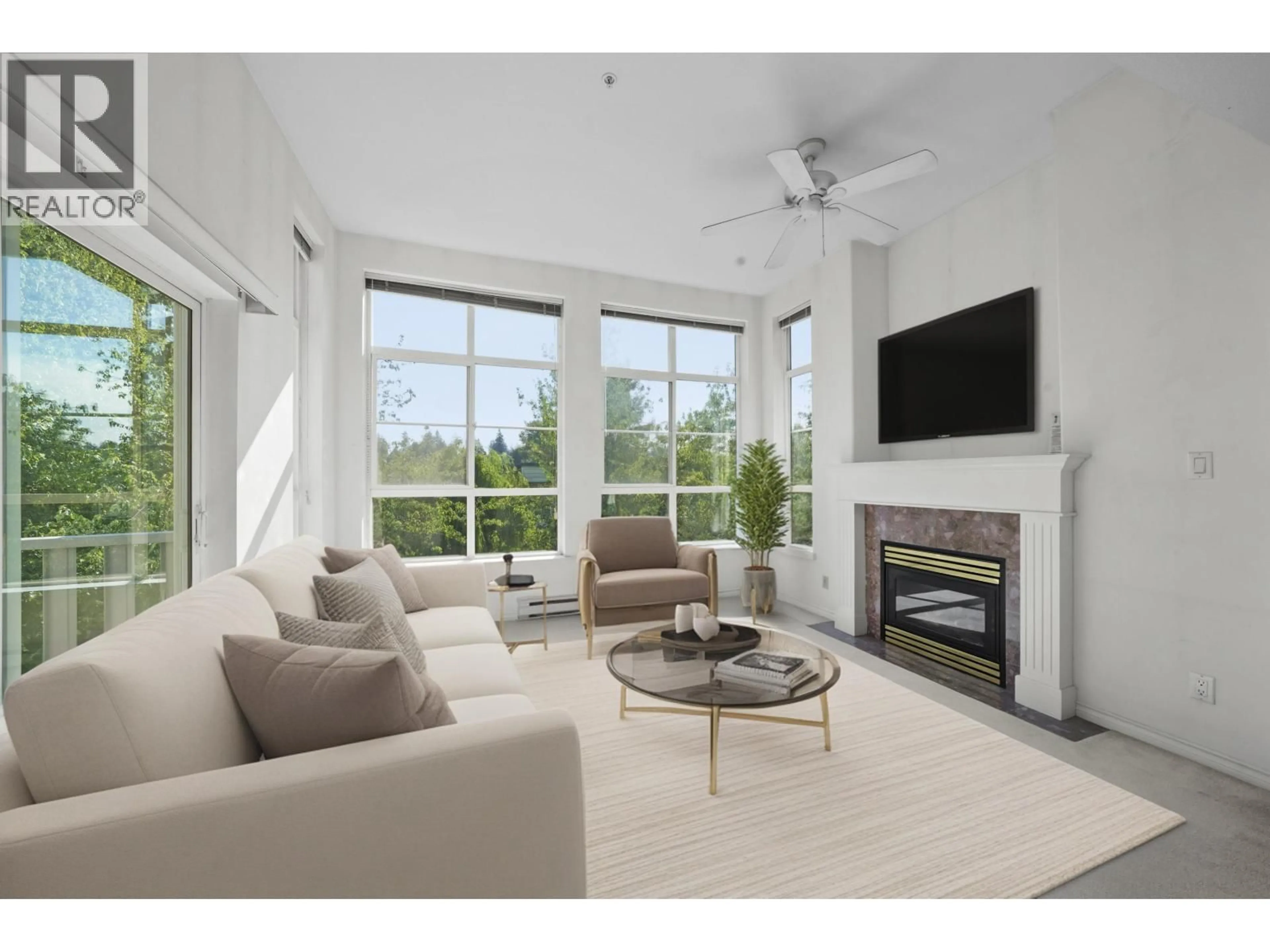 Living room with furniture, unknown for 405 - 522 SMITH AVENUE, Coquitlam British Columbia V3J7X7