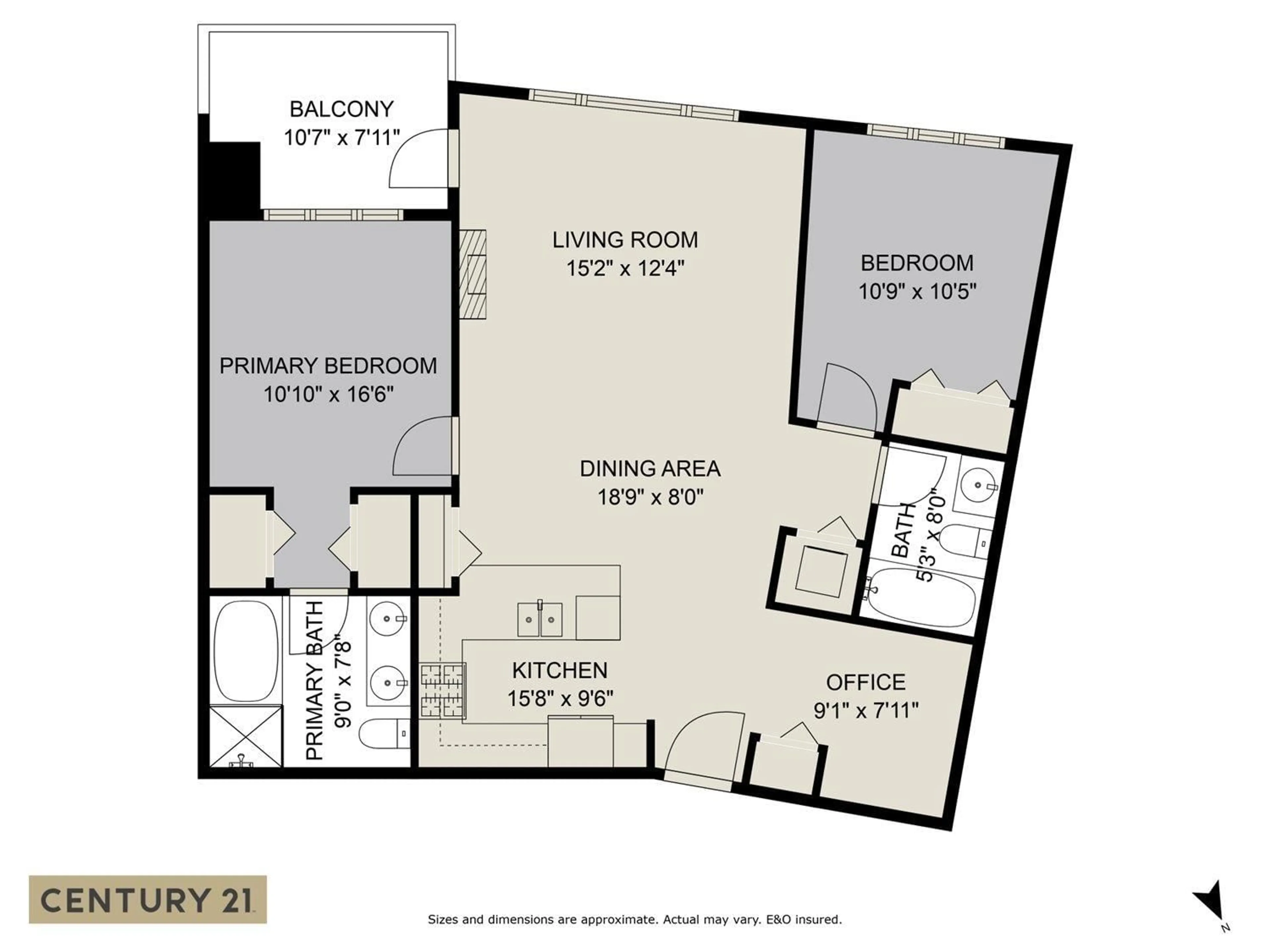 Floor plan for 202 - 19201 66A, Surrey British Columbia V4N6N7