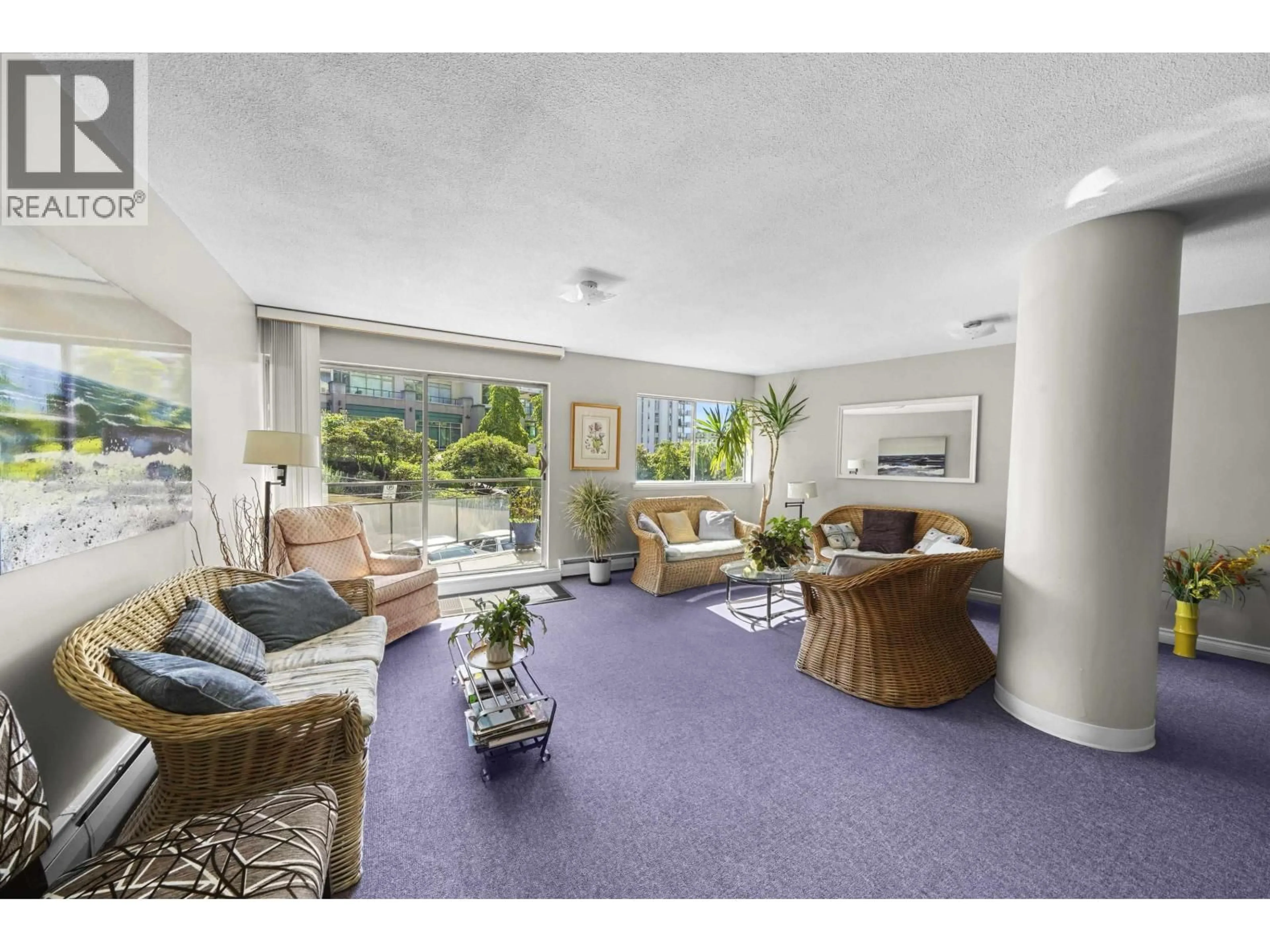 Living room with furniture, carpet floor for 605 - 1930 MARINE DRIVE, West Vancouver British Columbia V7V1J8