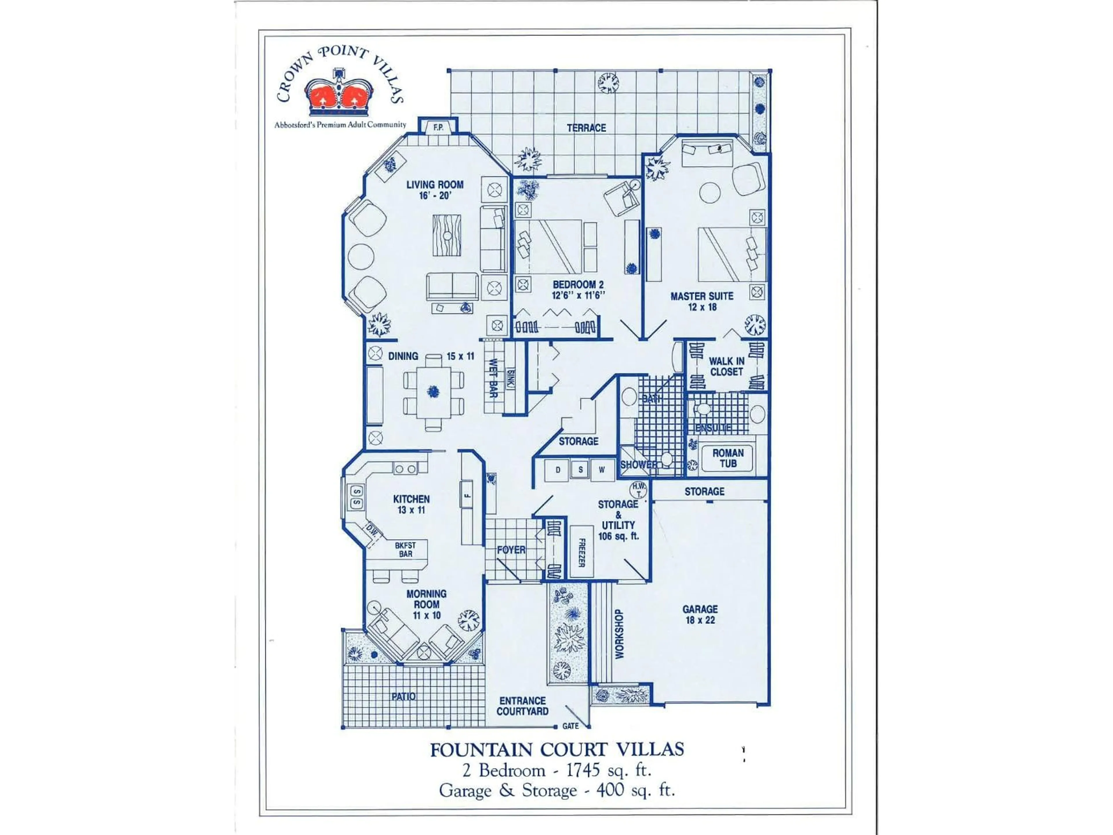 Floor plan for 10 - 1450 MCCALLUM, Abbotsford British Columbia V2S8A5