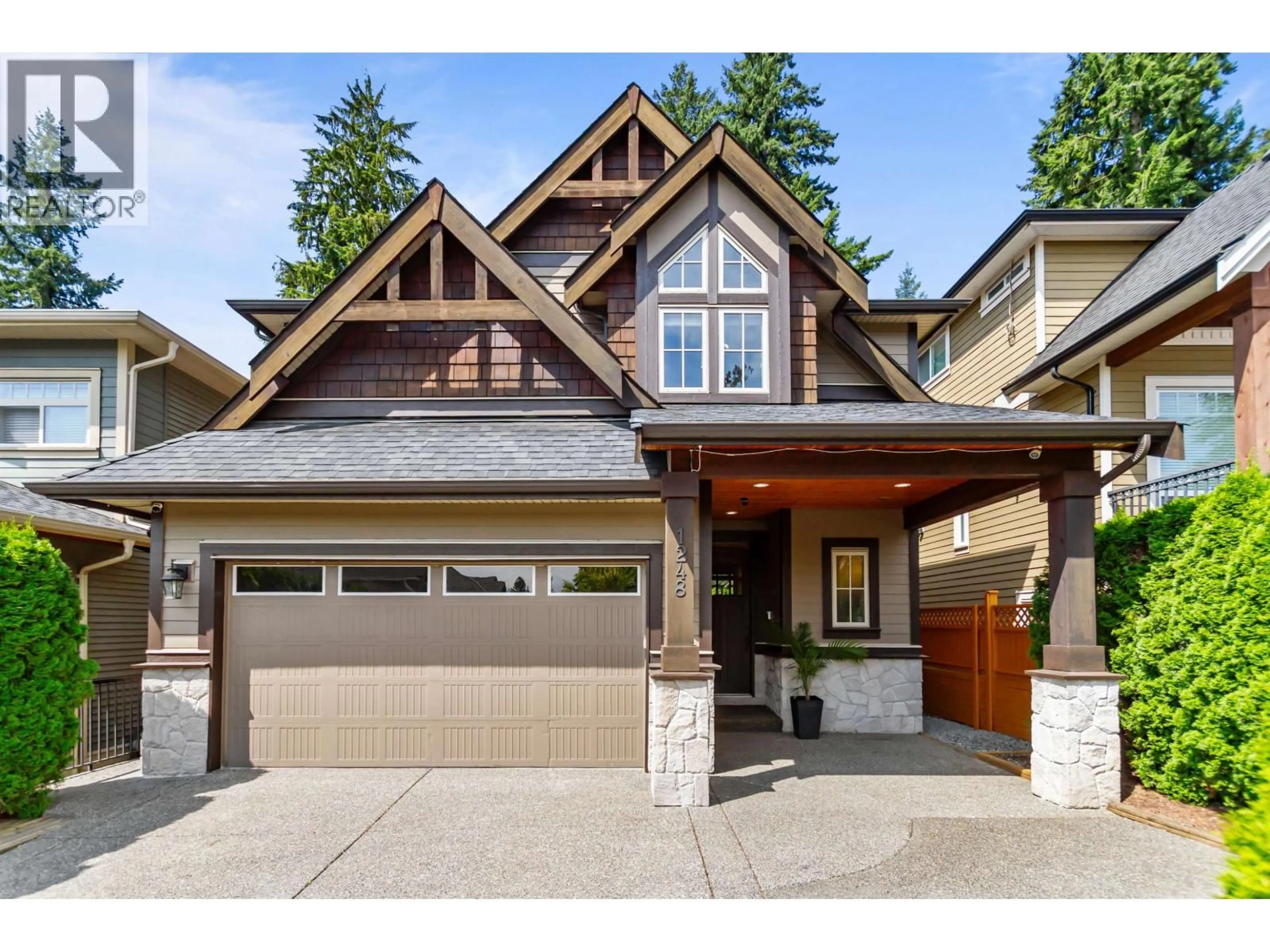 Home with vinyl exterior material, street for 1248 RAVENSDALE STREET, Coquitlam British Columbia V3B0E8
