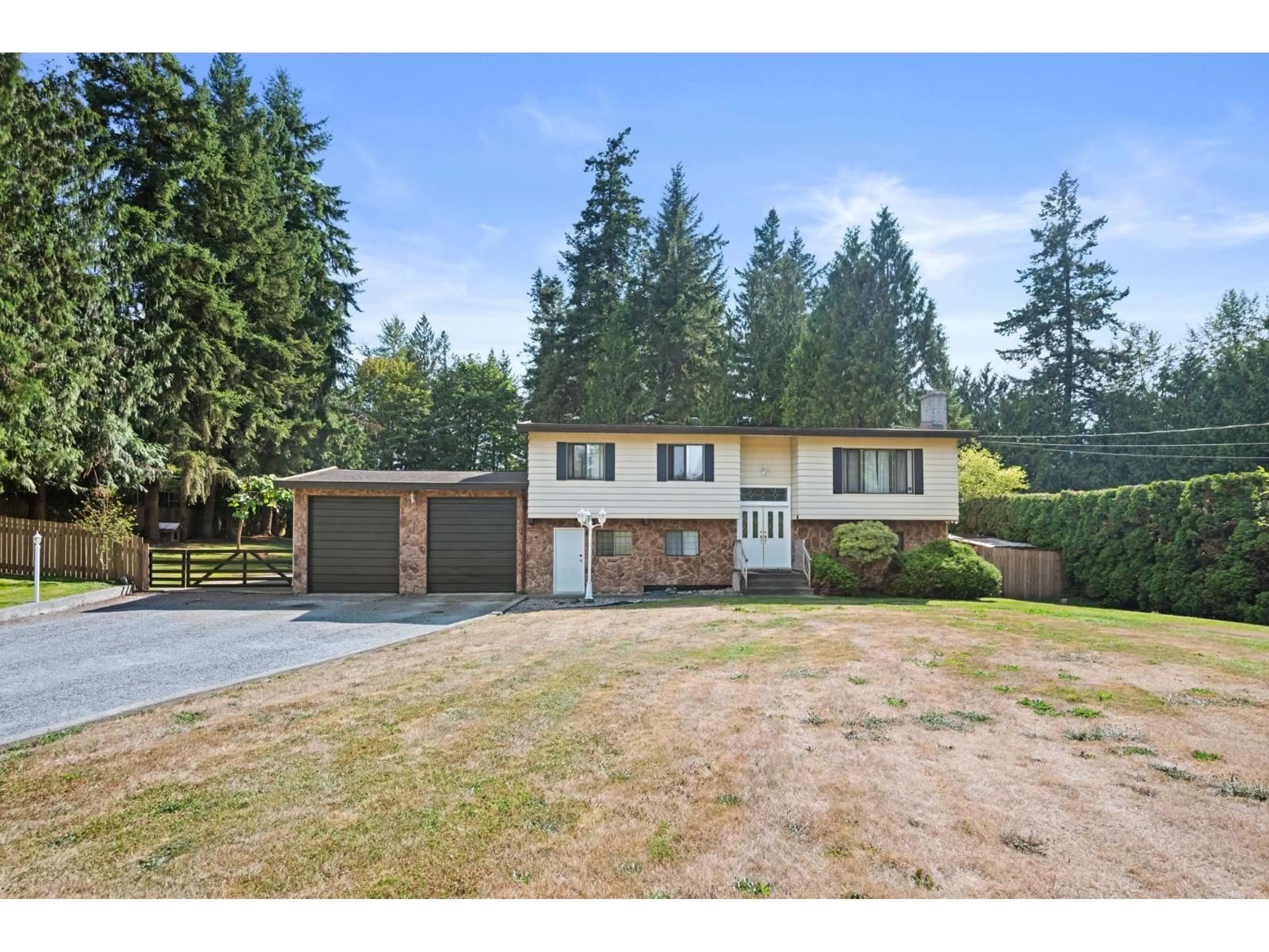 A pic from outside/outdoor area/front of a property/back of a property/a pic from drone, street for 22742 76B, Langley British Columbia V1M2J8