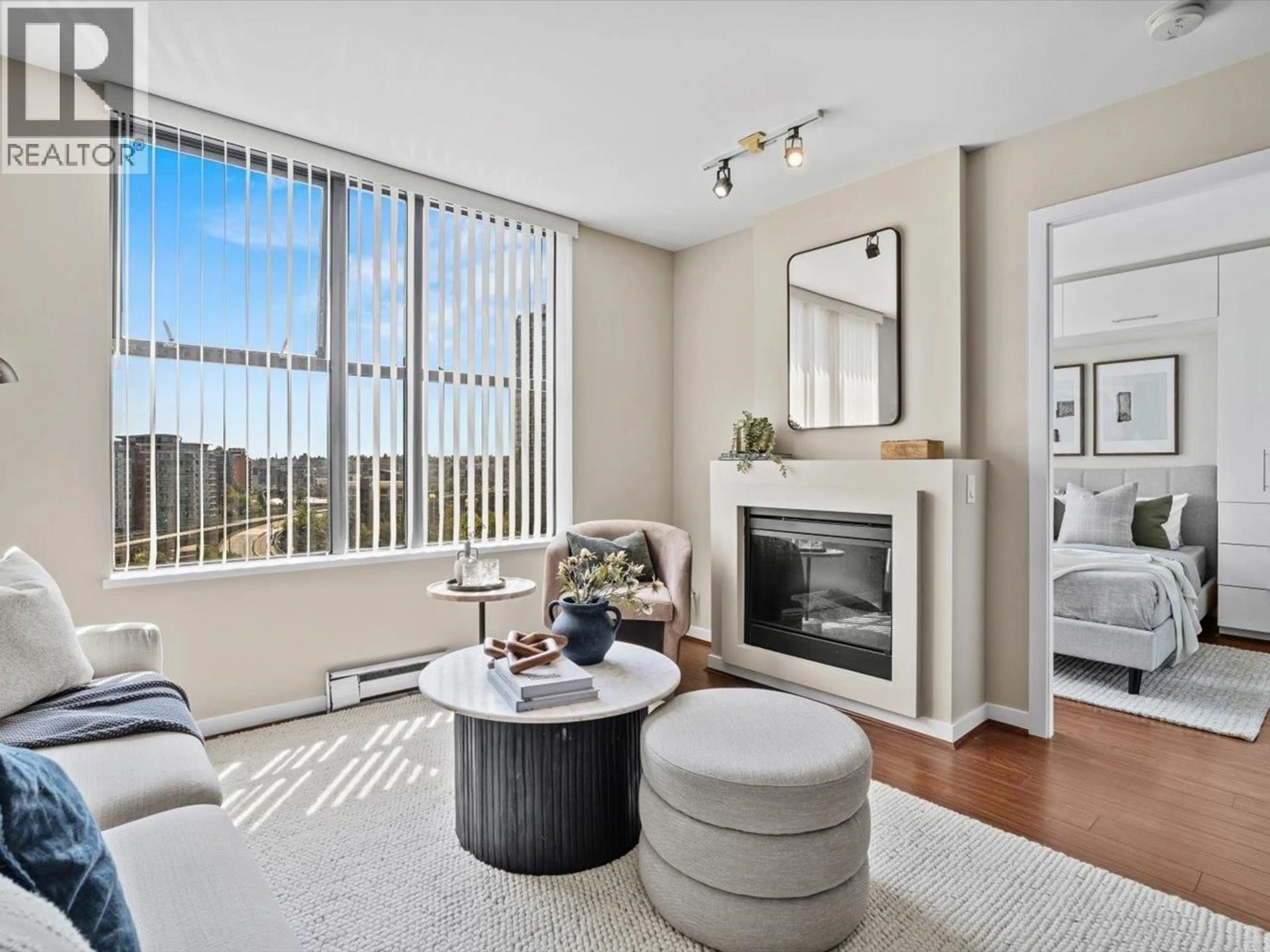 Living room with furniture, unknown for 1105 - 989 BEATTY STREET, Vancouver British Columbia V6Z3C2