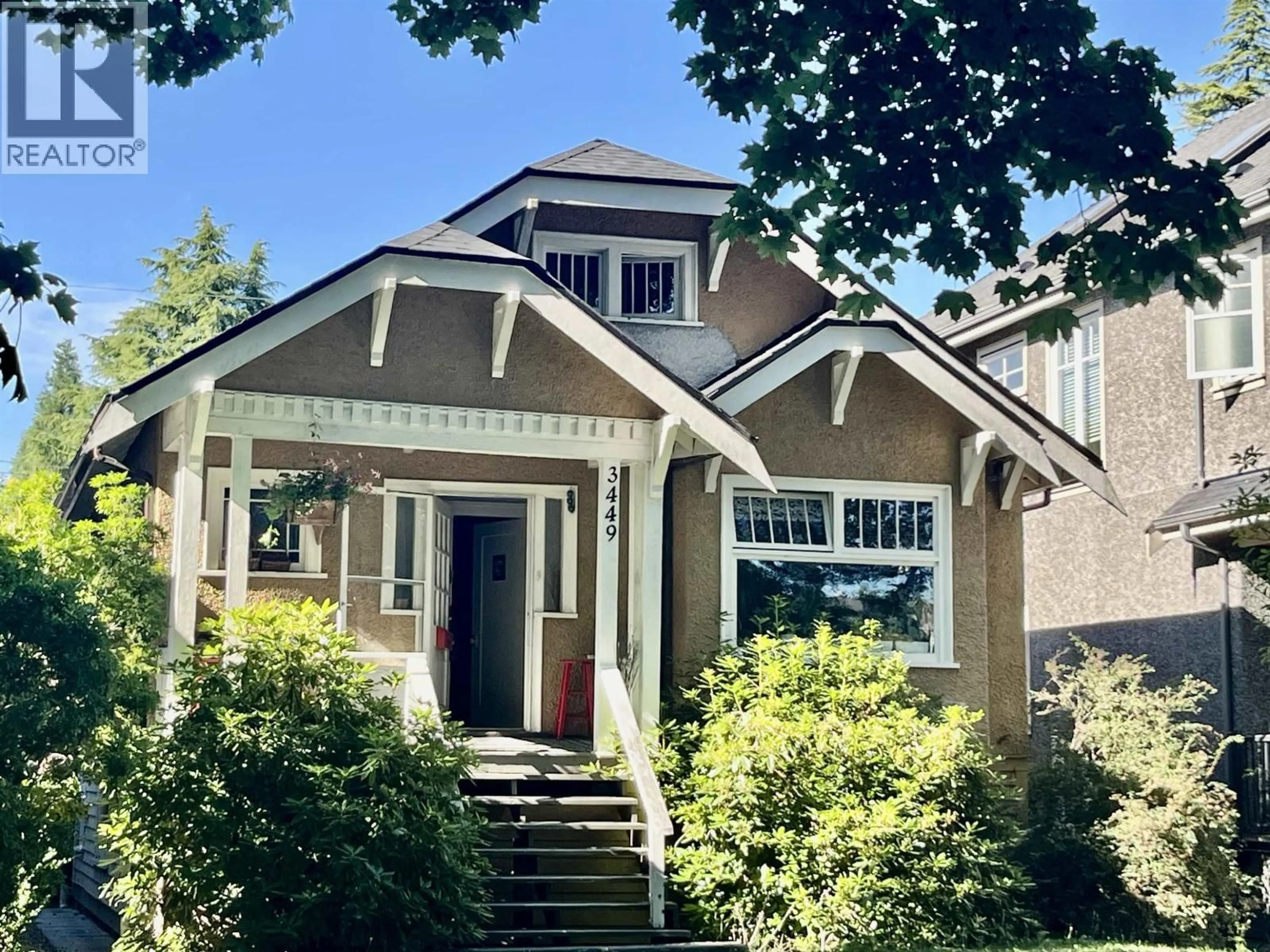 Home with vinyl exterior material, street for 3449 26TH AVENUE, Vancouver British Columbia V6S1N4