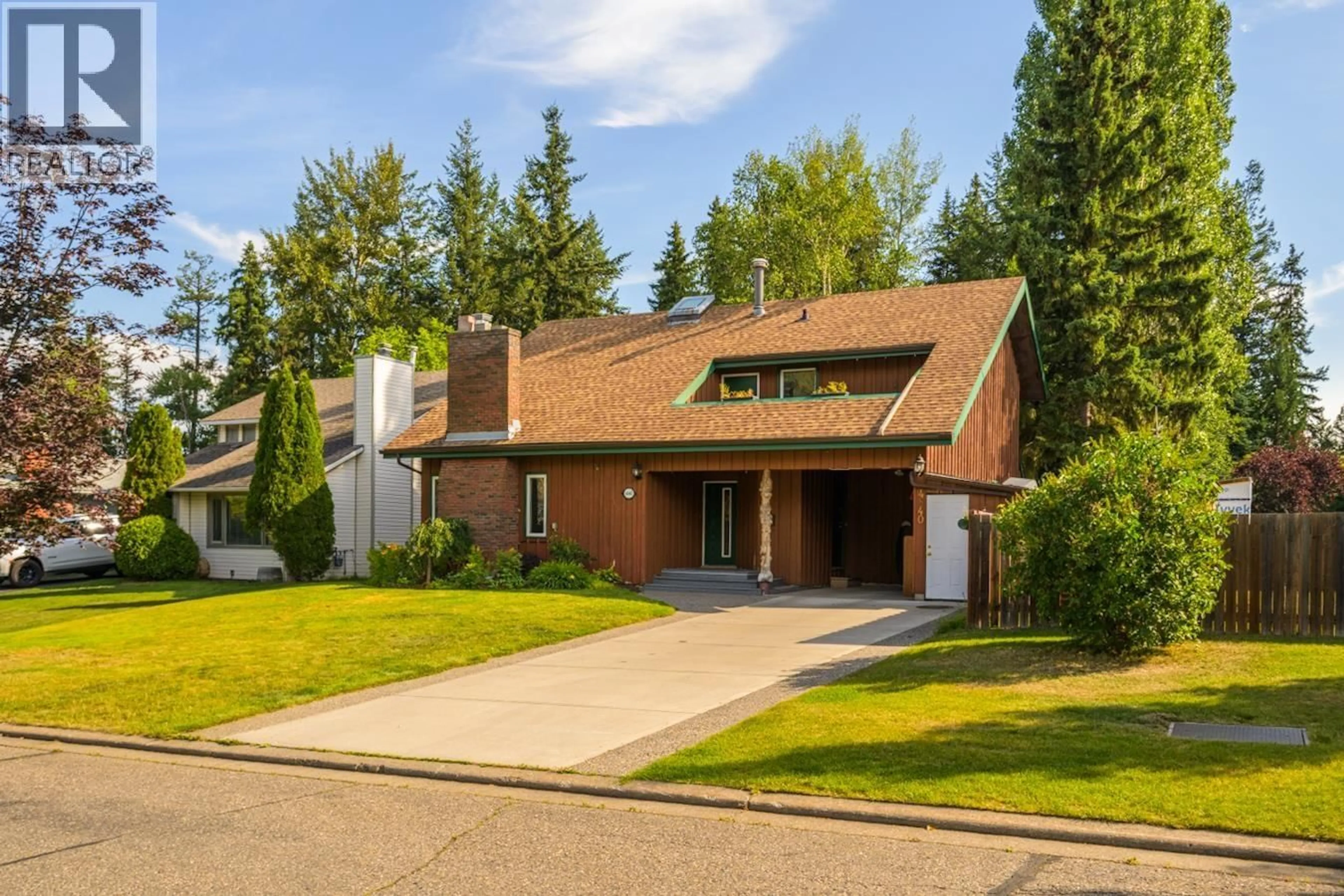 Home with brick exterior material, street for 4840 ZIMMARO AVENUE, Prince George British Columbia V2M6C3
