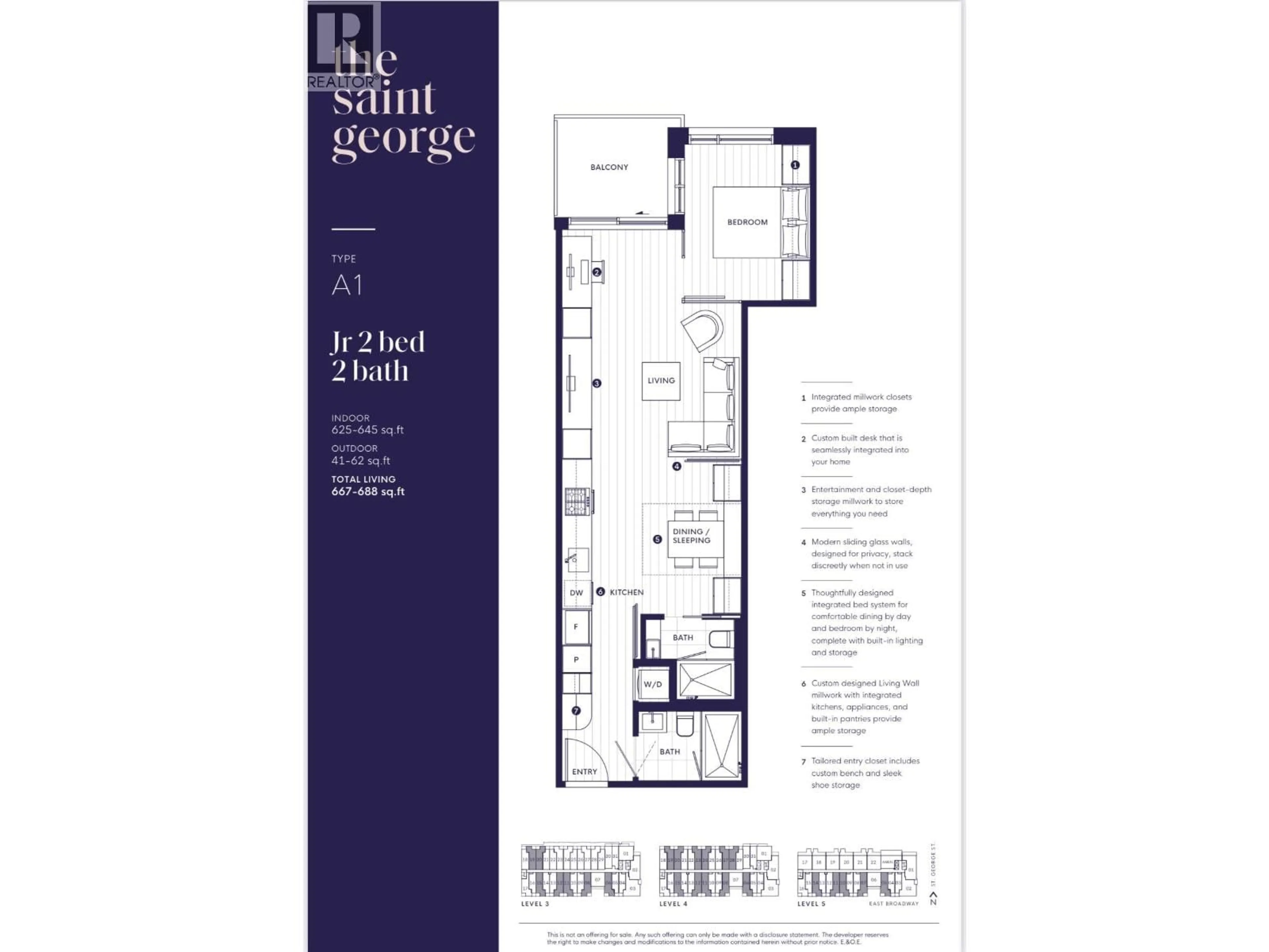 Floor plan for 511 - 471 EAST BROADWAY, Vancouver British Columbia V5T1W9
