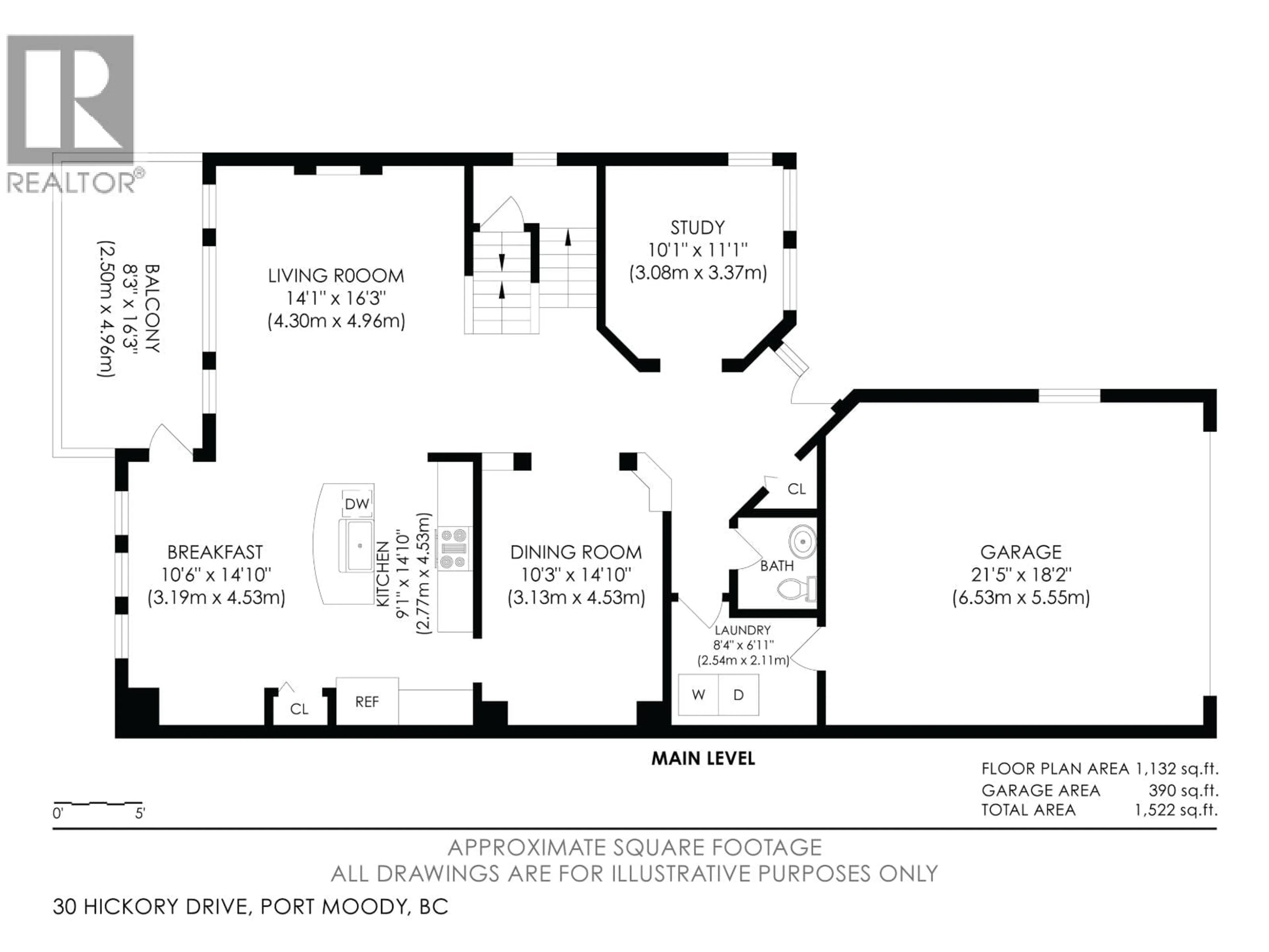 Floor plan for 30 HICKORY DRIVE, Port Moody British Columbia V3H5L9