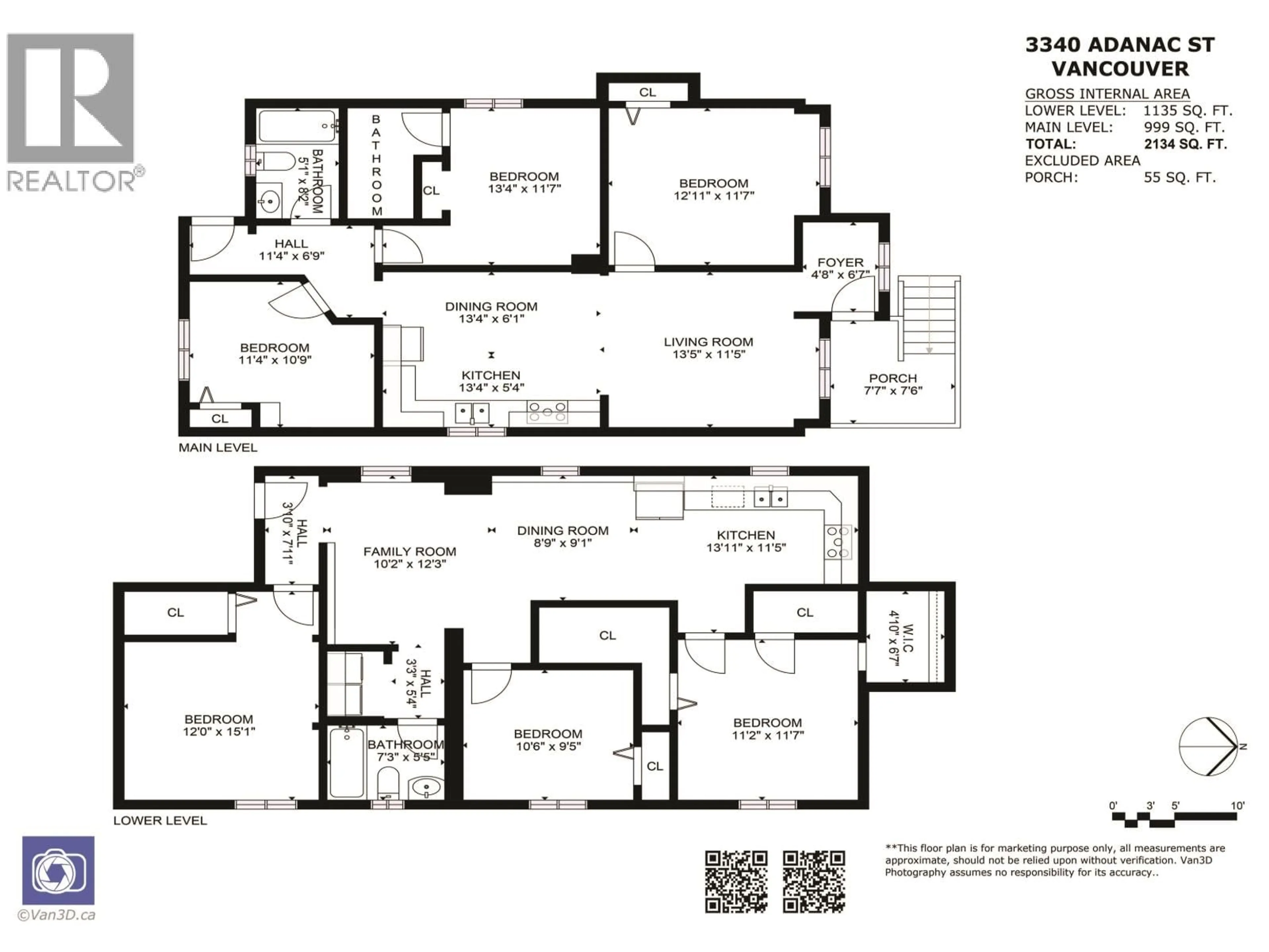 Floor plan for 3340 ADANAC STREET, Vancouver British Columbia V5K2P3
