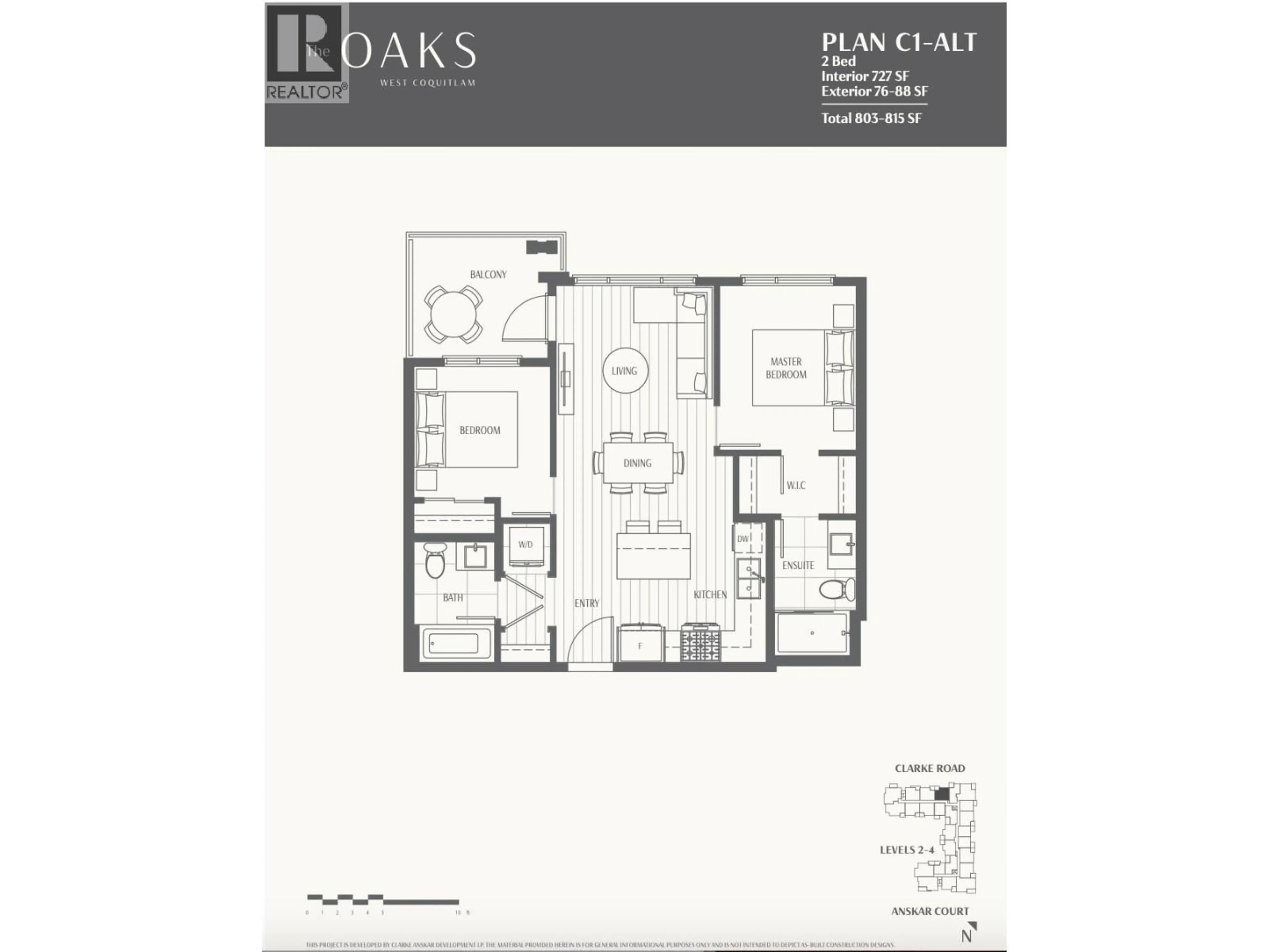 Floor plan for 312 - 721 ANSKAR COURT, Coquitlam British Columbia V3J0L4