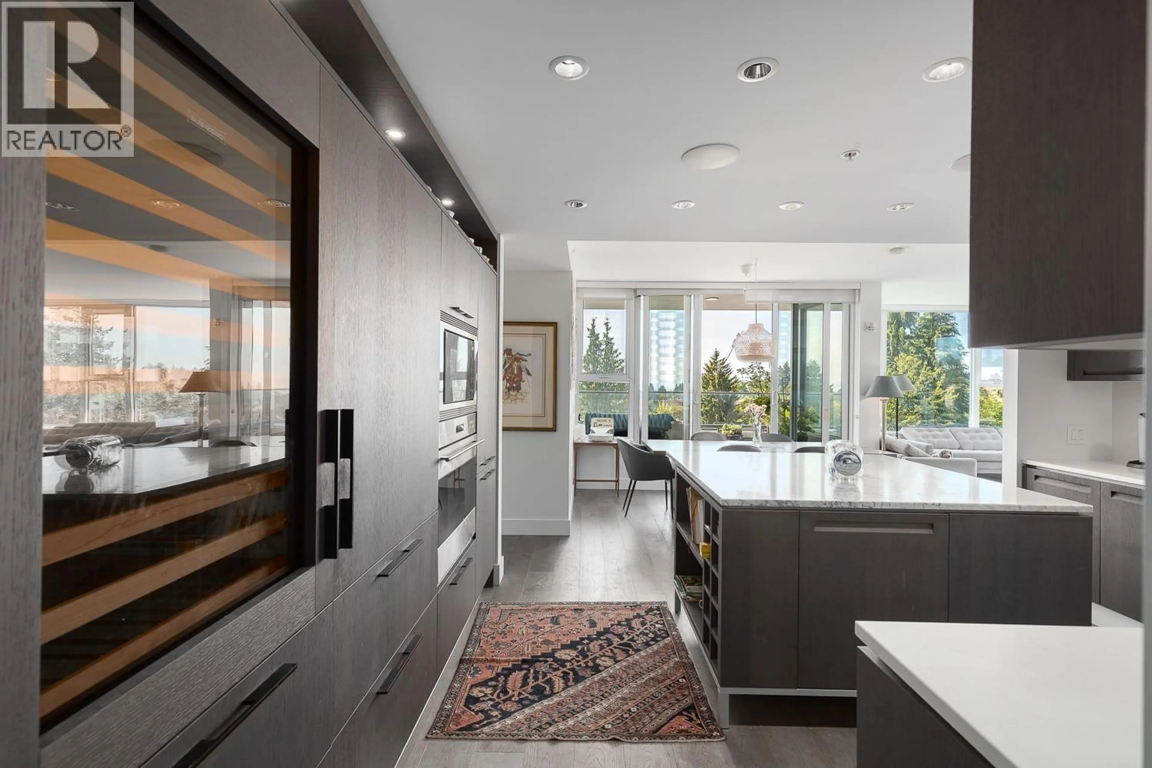 Contemporary kitchen, ceramic/tile floor for 501 - 2102 48TH AVENUE, Vancouver British Columbia V6M2P5