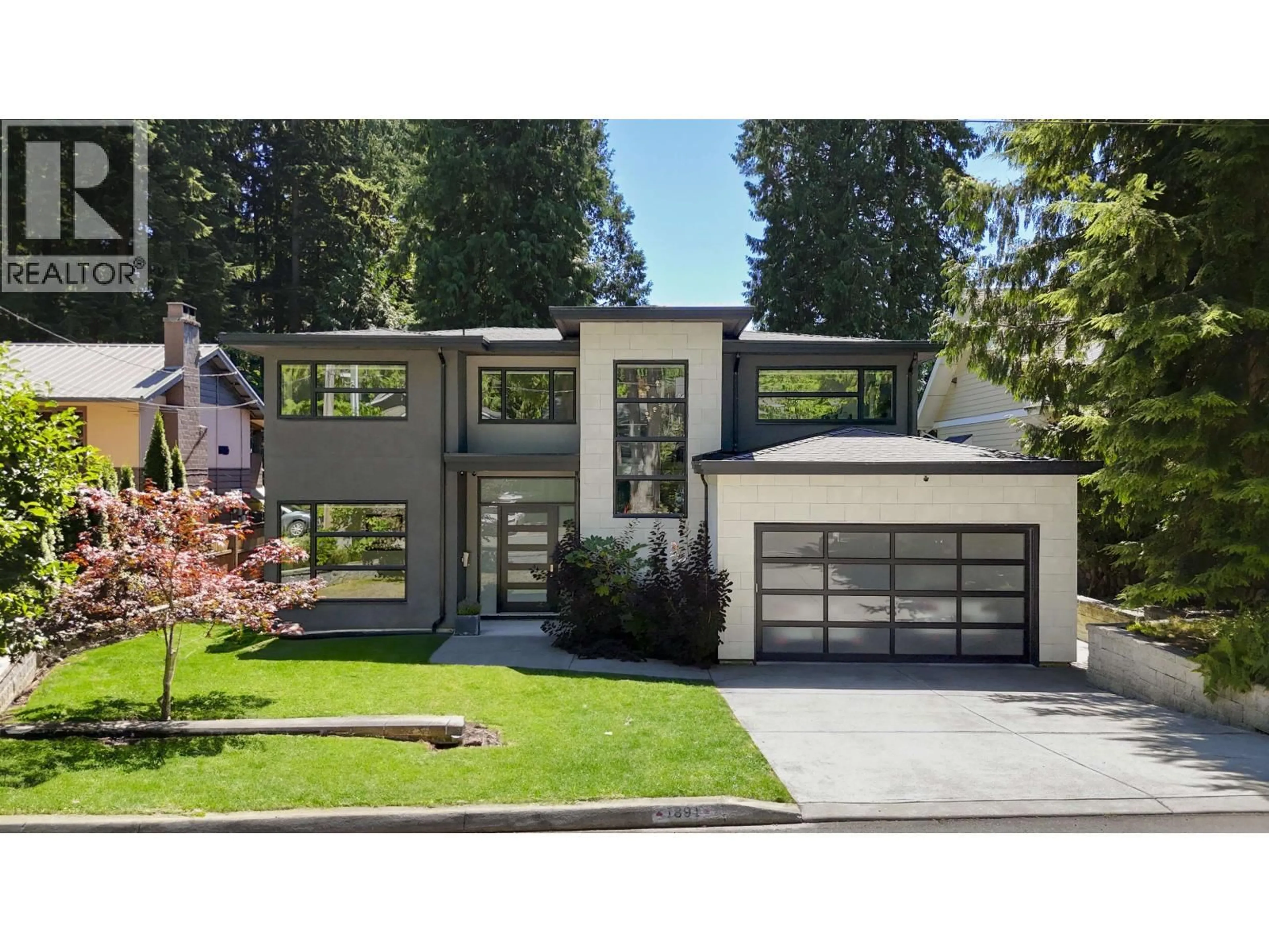 Home with vinyl exterior material, street for 1891 BURRILL AVENUE, North Vancouver British Columbia V7K1M3