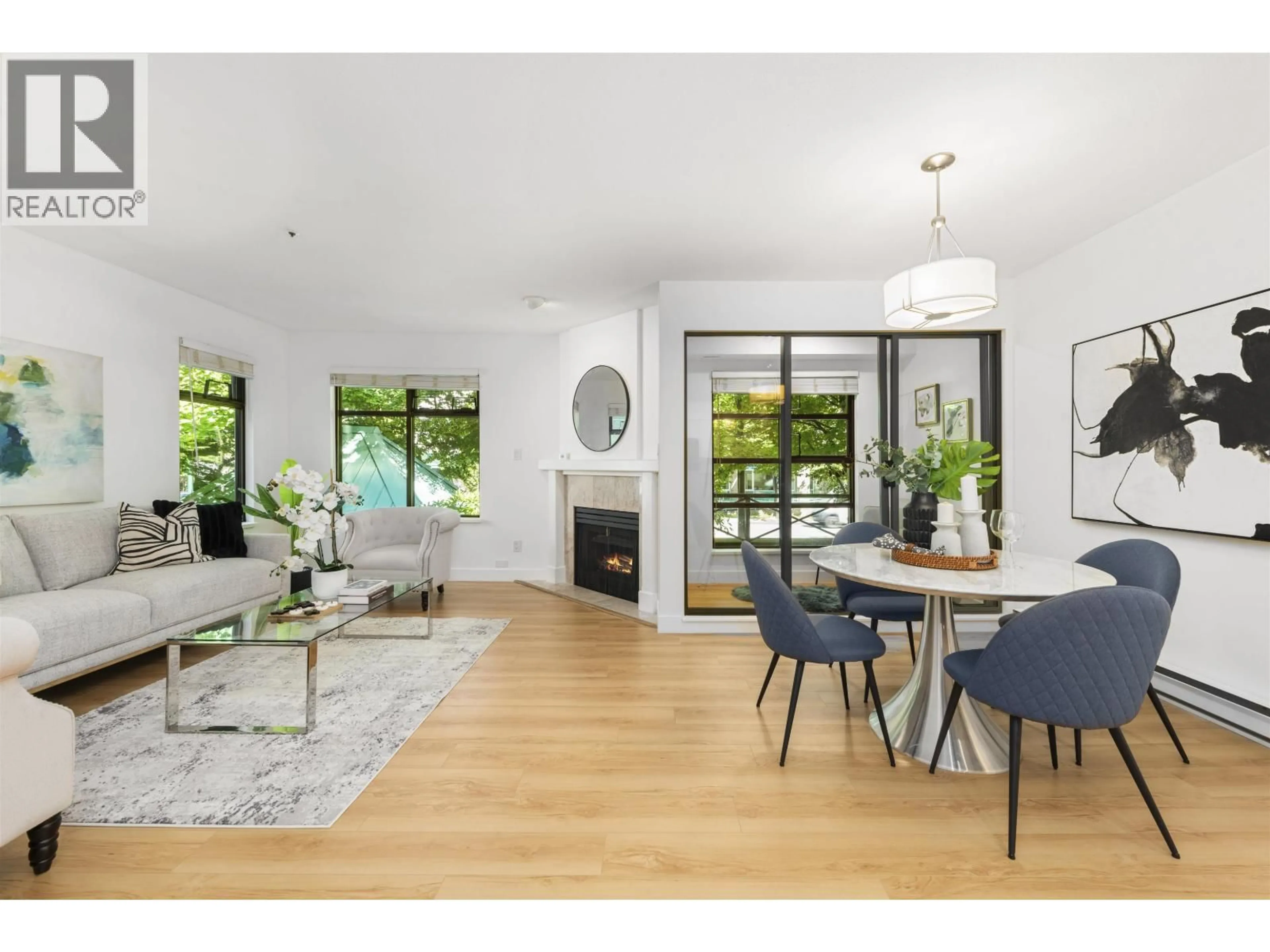 Living room with furniture, wood/laminate floor for W205 - 688 12TH AVENUE, Vancouver British Columbia V5Z1M8
