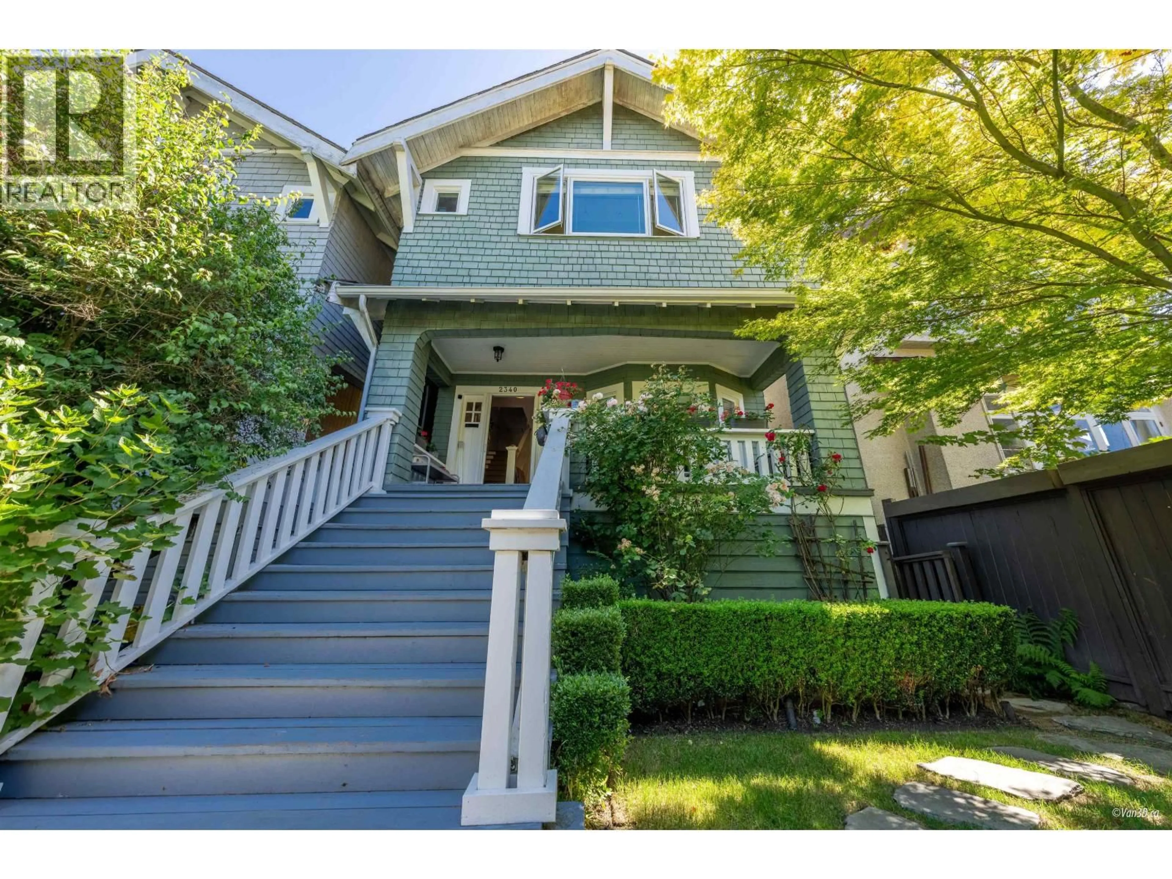 Home with vinyl exterior material, street for 2340 BALACLAVA STREET, Vancouver British Columbia V6K4C7