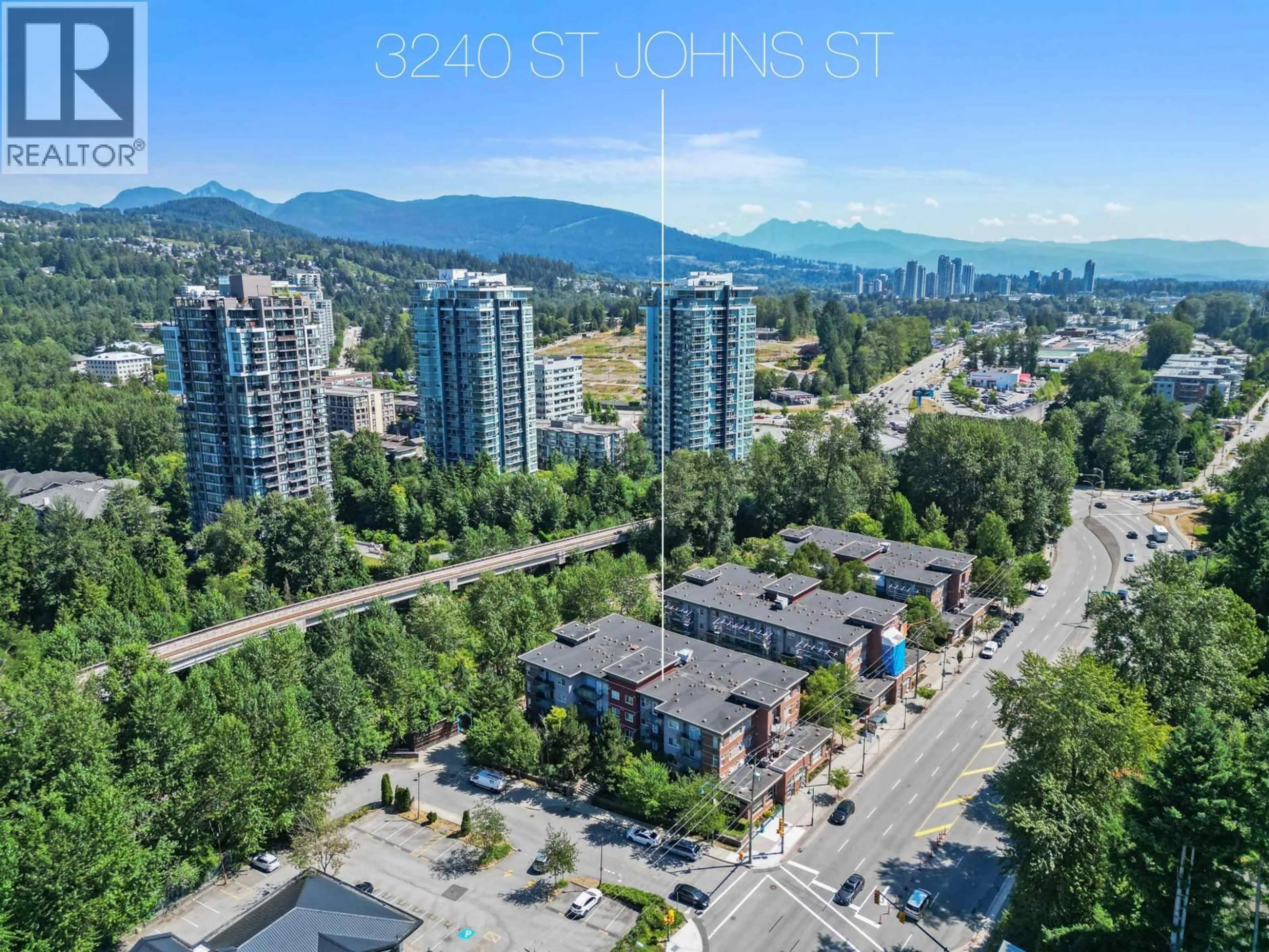 A pic from outside/outdoor area/front of a property/back of a property/a pic from drone, unknown for 209 - 3240 ST JOHNS STREET, Port Moody British Columbia V3H0C1