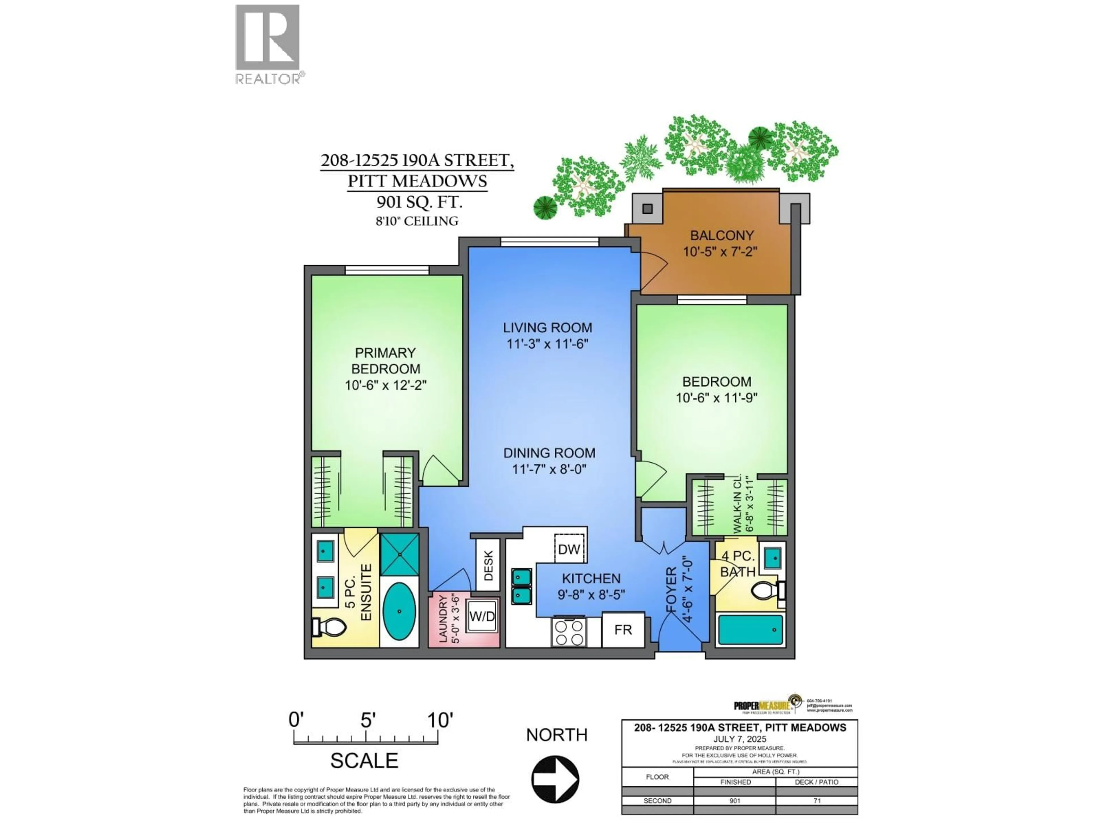 Floor plan for 208 - 12525 190A STREET, Pitt Meadows British Columbia V3Y0E1