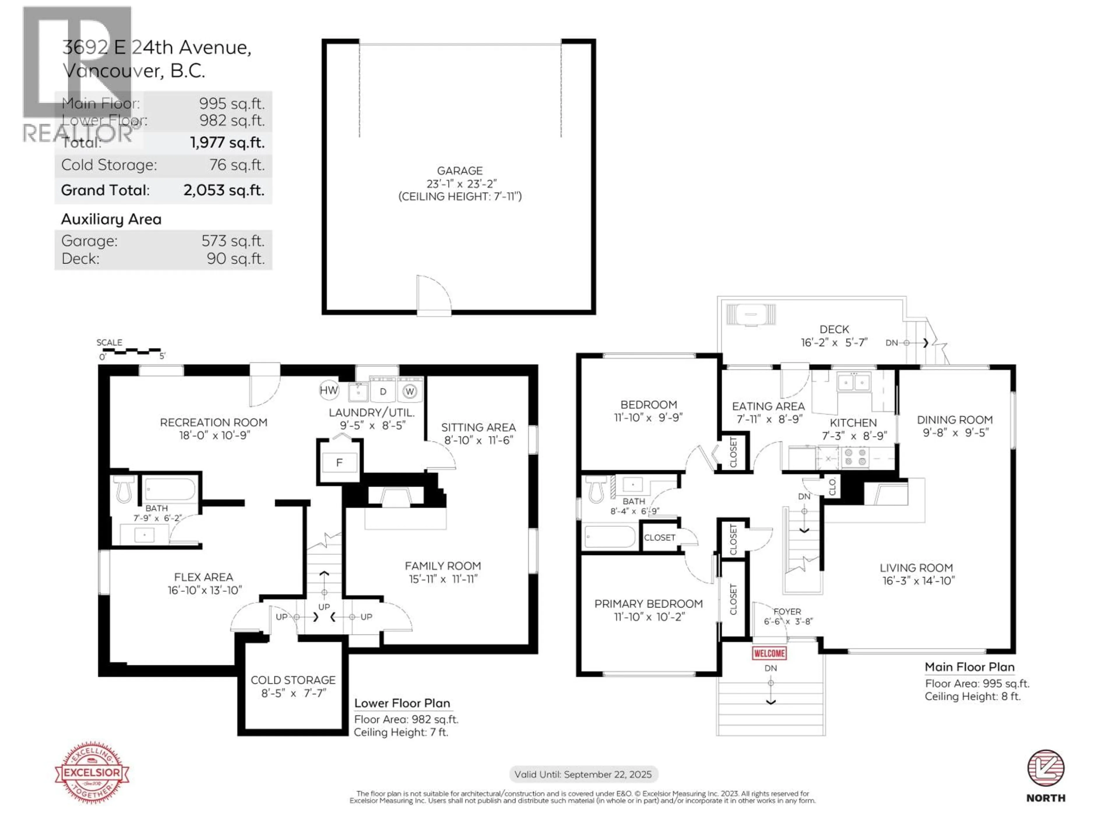 Floor plan for 3692 24 AVENUE, Vancouver British Columbia V5R1H1