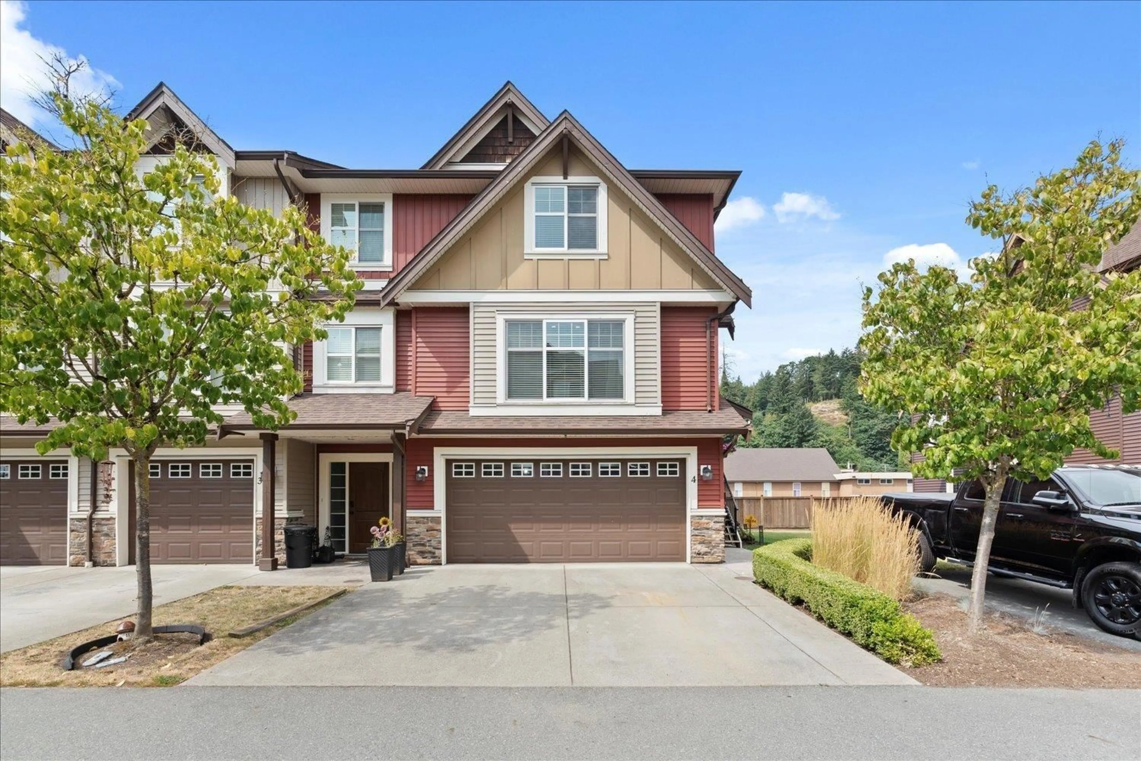 Home with brick exterior material, street for 4 - 9750 MCNAUGHT ROAD, Chilliwack British Columbia V2P0E9