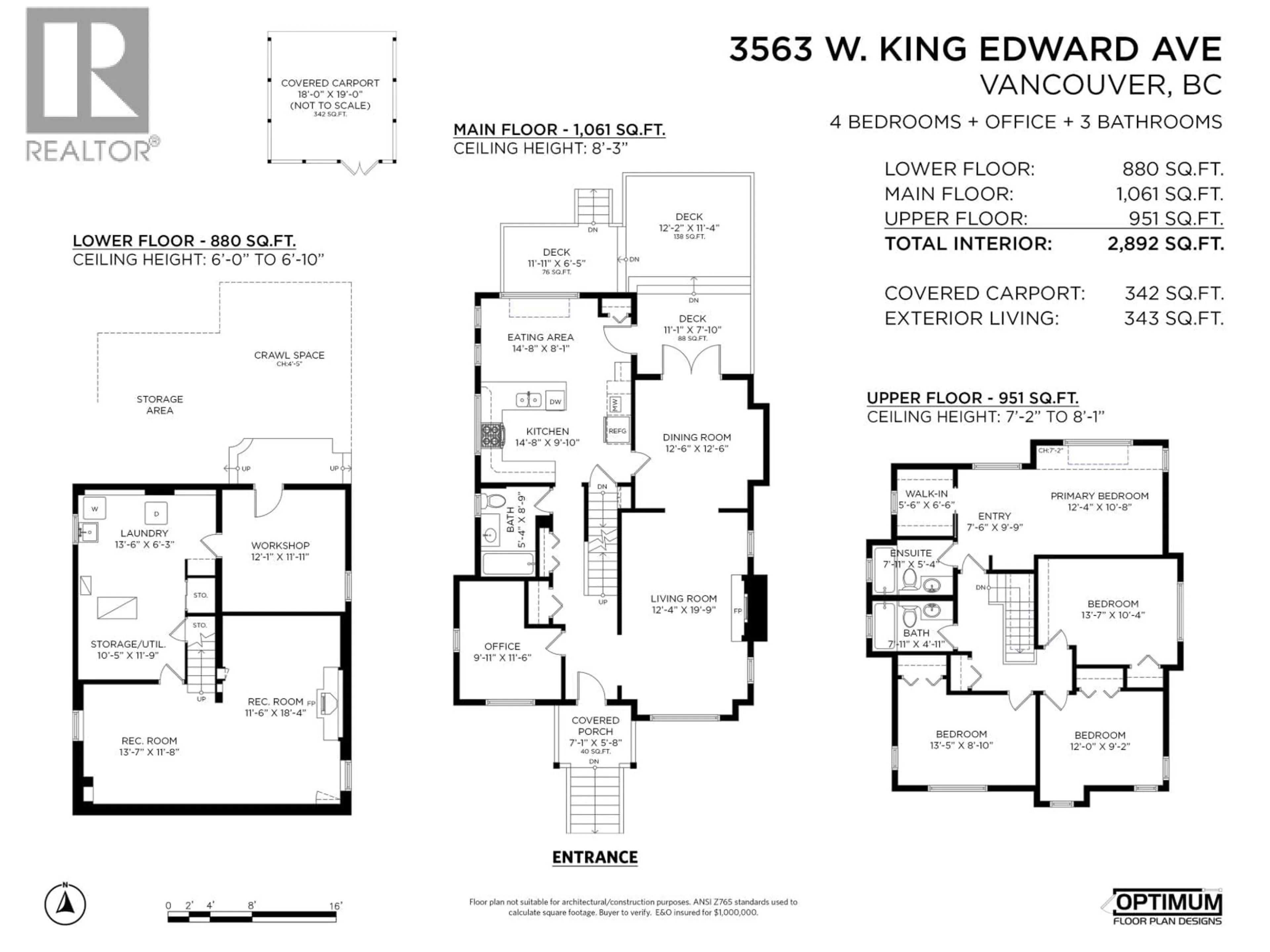 Floor plan for 3563 KING EDWARD AVENUE, Vancouver British Columbia V6S1M4