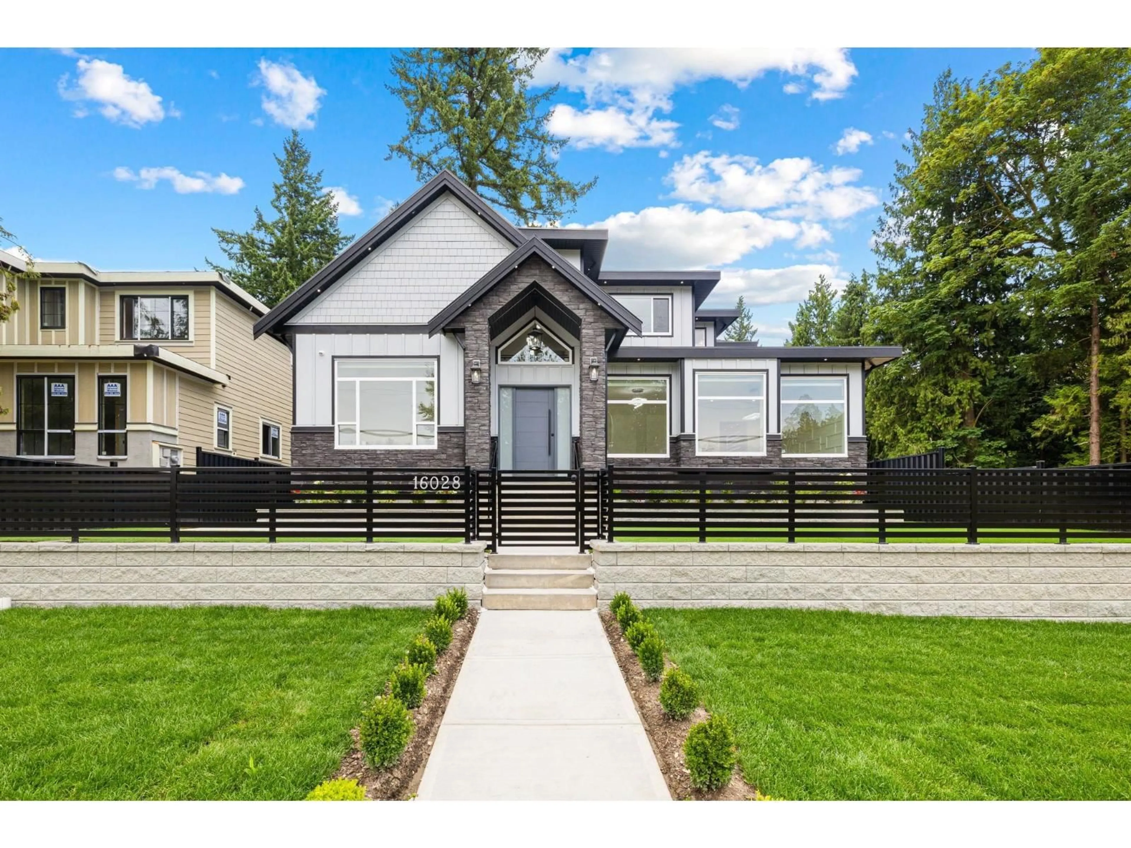 Home with vinyl exterior material, street for 16028 103, Surrey British Columbia V4N2J7