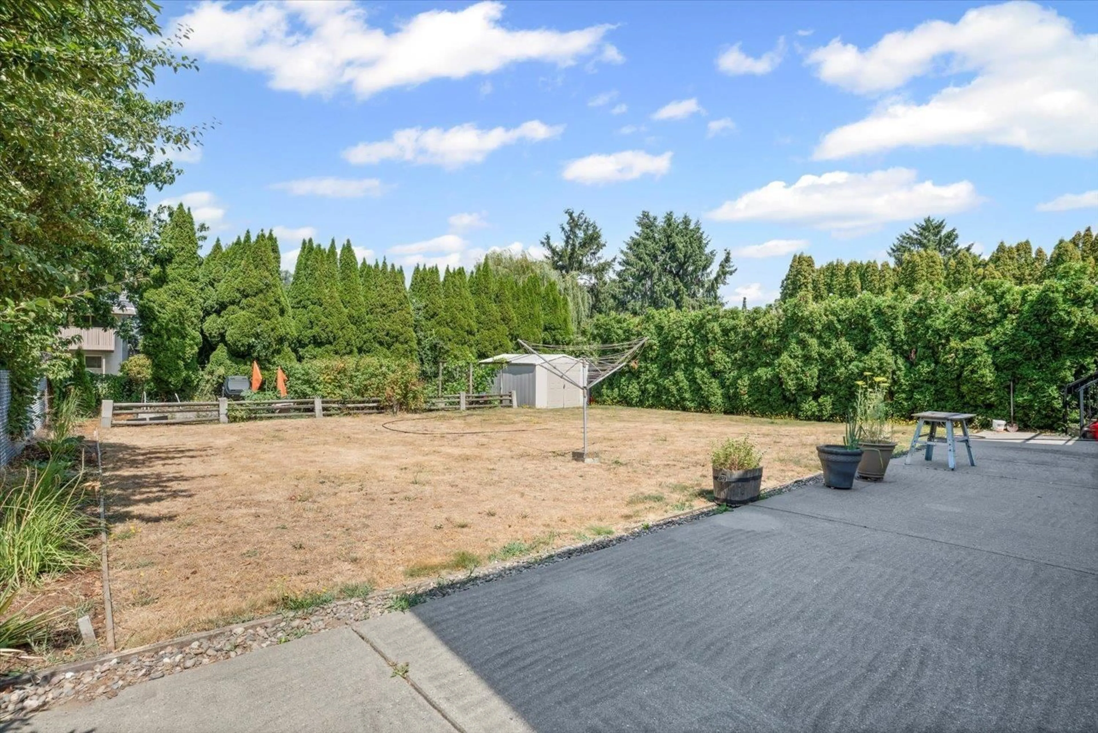 A pic from outside/outdoor area/front of a property/back of a property/a pic from drone, forest/trees view for 45267 STIRLING AVENUE, Chilliwack British Columbia V2R2M7