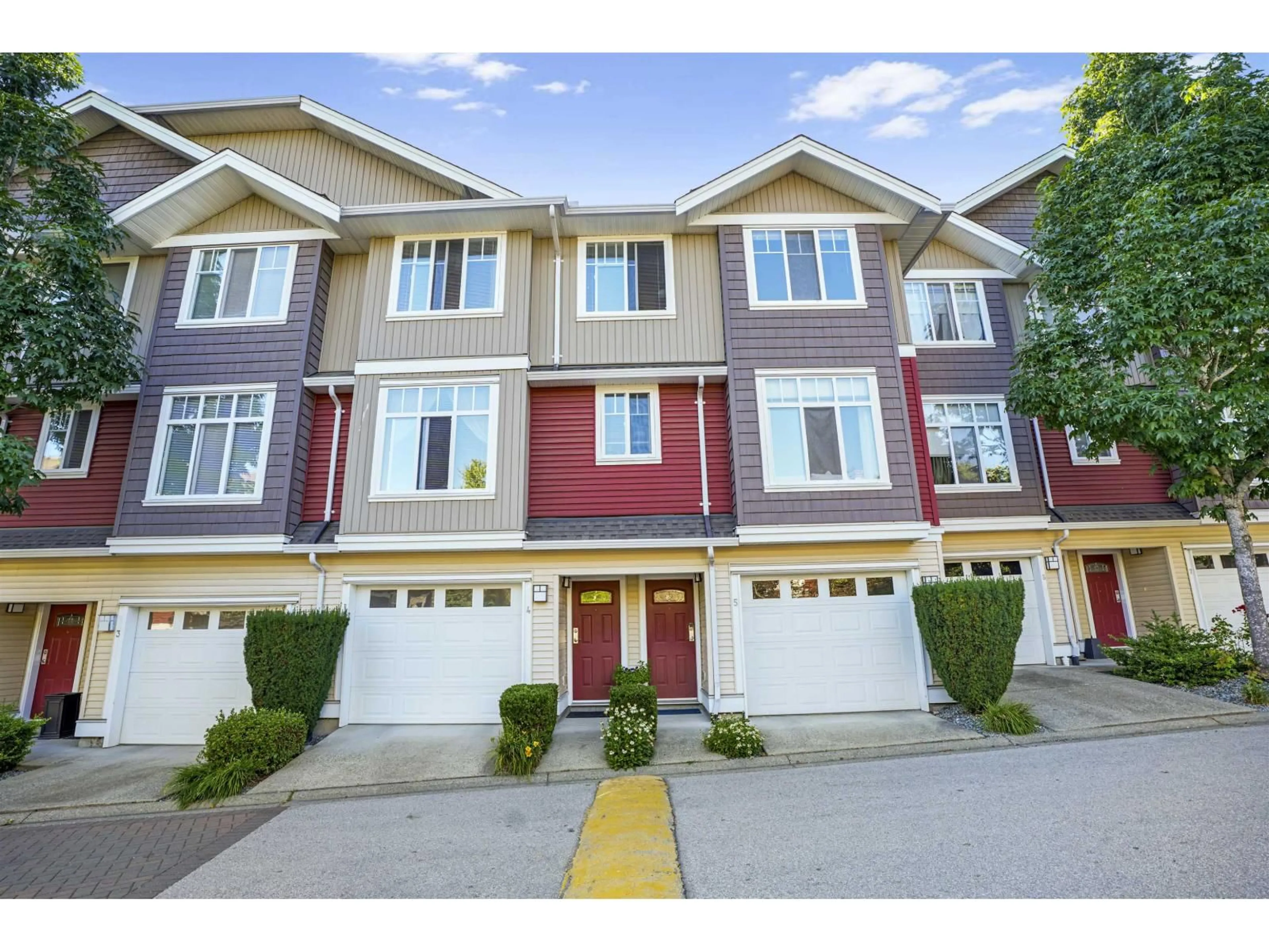 A pic from outside/outdoor area/front of a property/back of a property/a pic from drone, street for 5 - 19455 65, Surrey British Columbia V4N0Z1